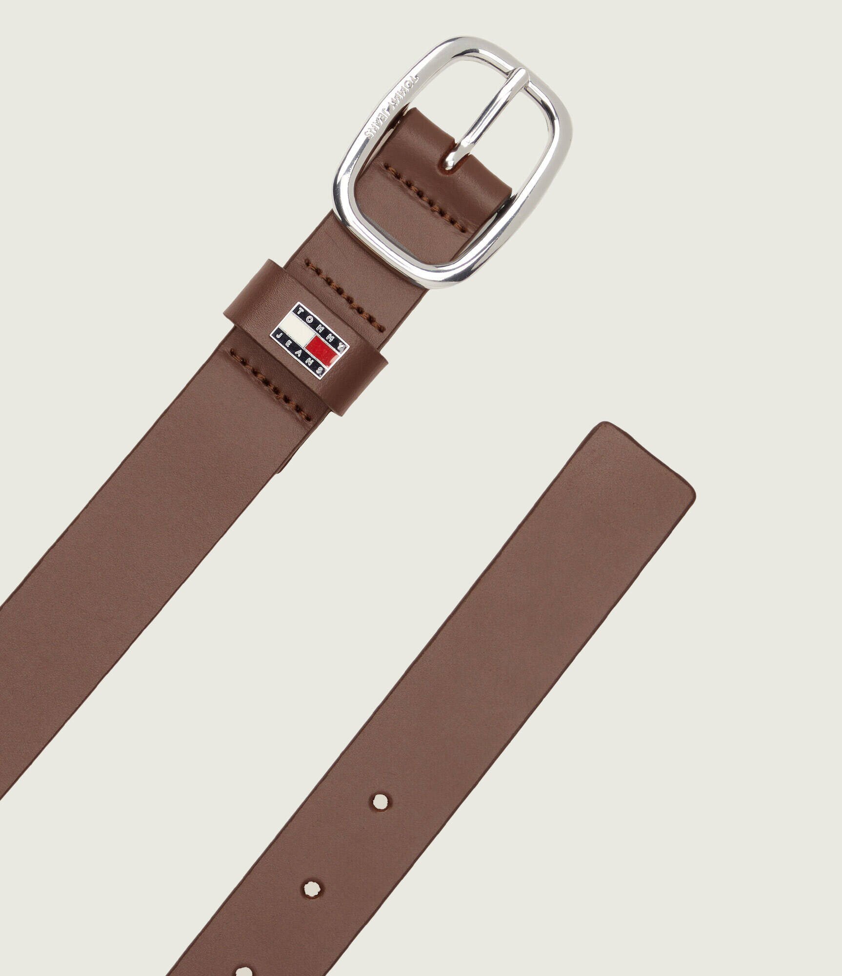 Tommy Jeans Curea de piele OVAL 3.0
