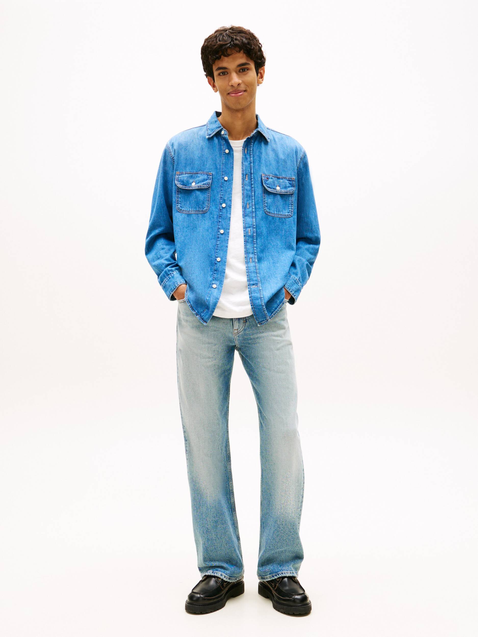 Tommy Jeans De blugi cămașă BJ8037 | Relaxed fit