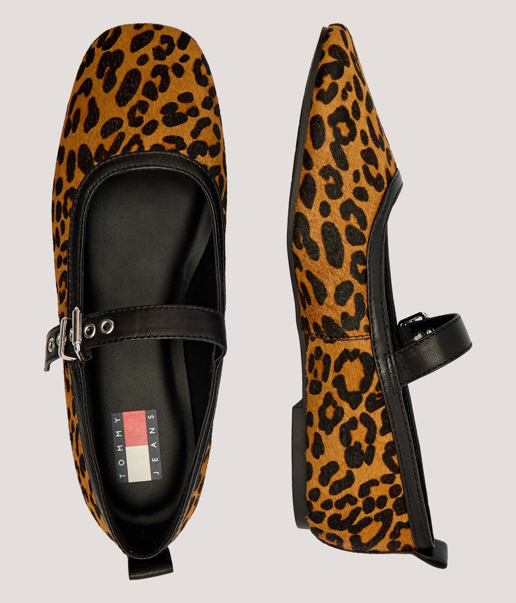 Tommy Jeans De piele balerini Mary Jane