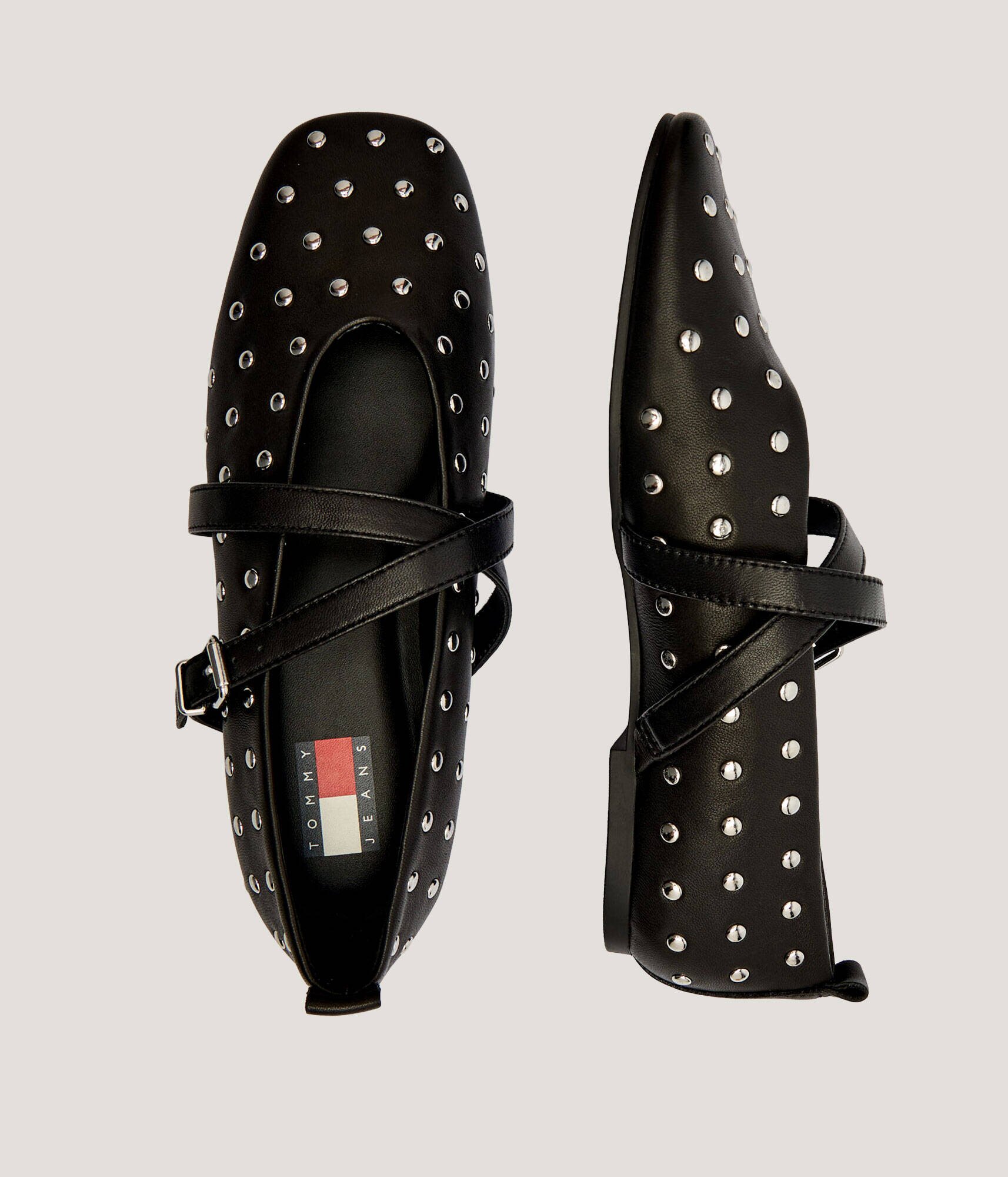 Tommy Jeans De piele balerini Mary Jane