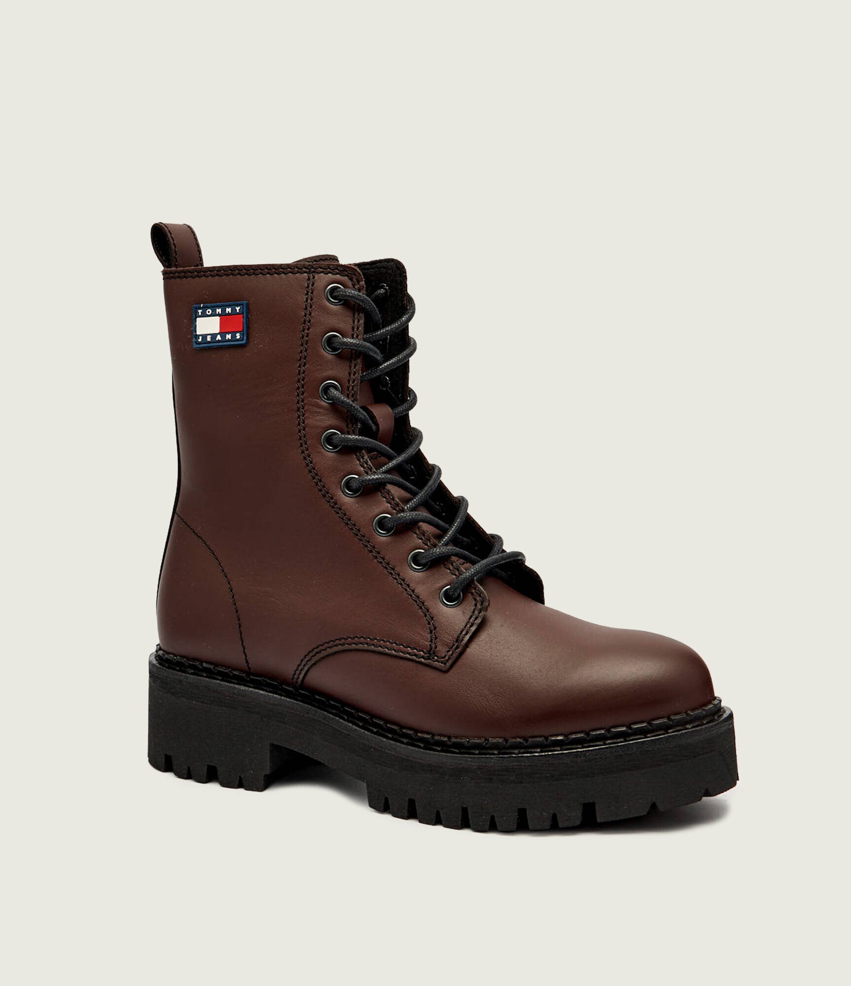 Tommy Jeans De piele botine cu platformă