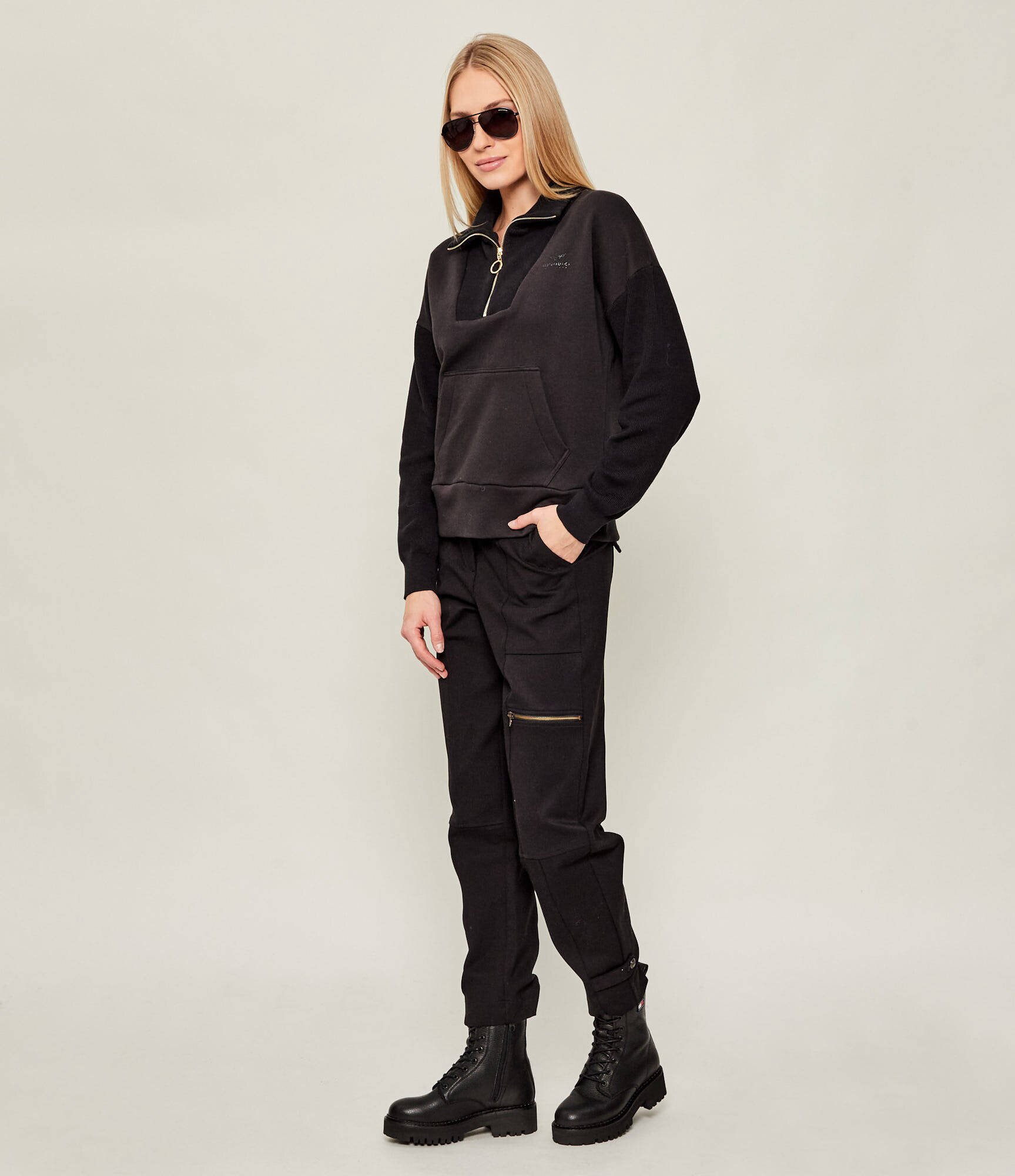 Tommy Jeans De piele botine | shearling