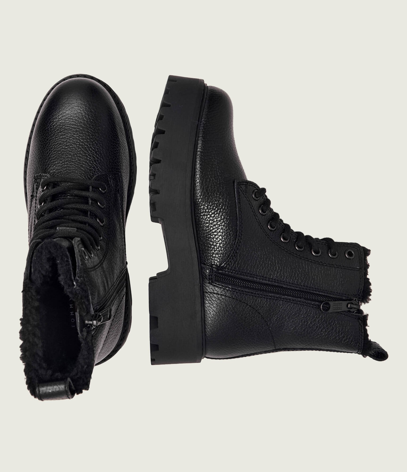 Tommy Jeans De piele căptușite botine