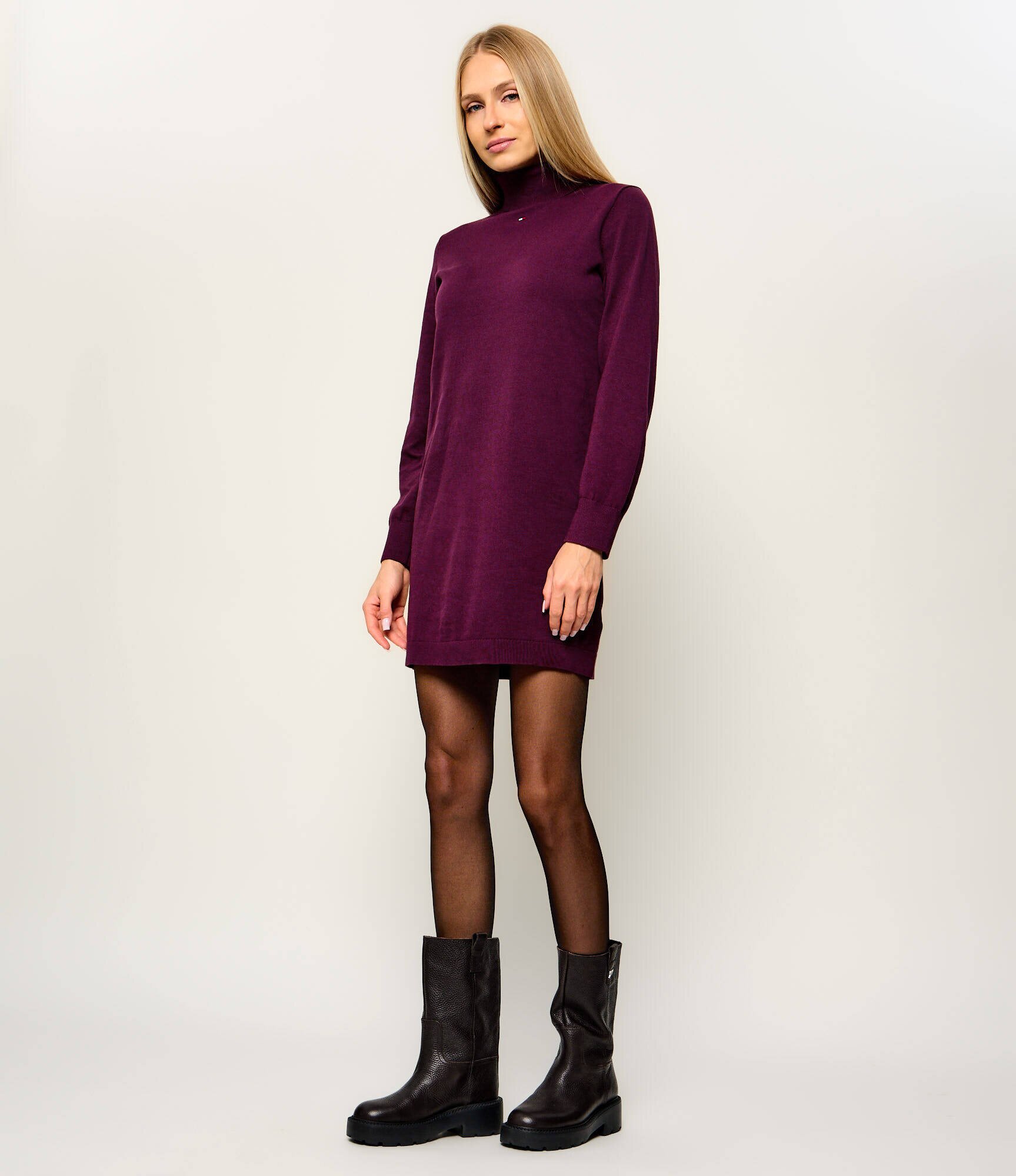 Tommy Jeans De piele cizme de echitație