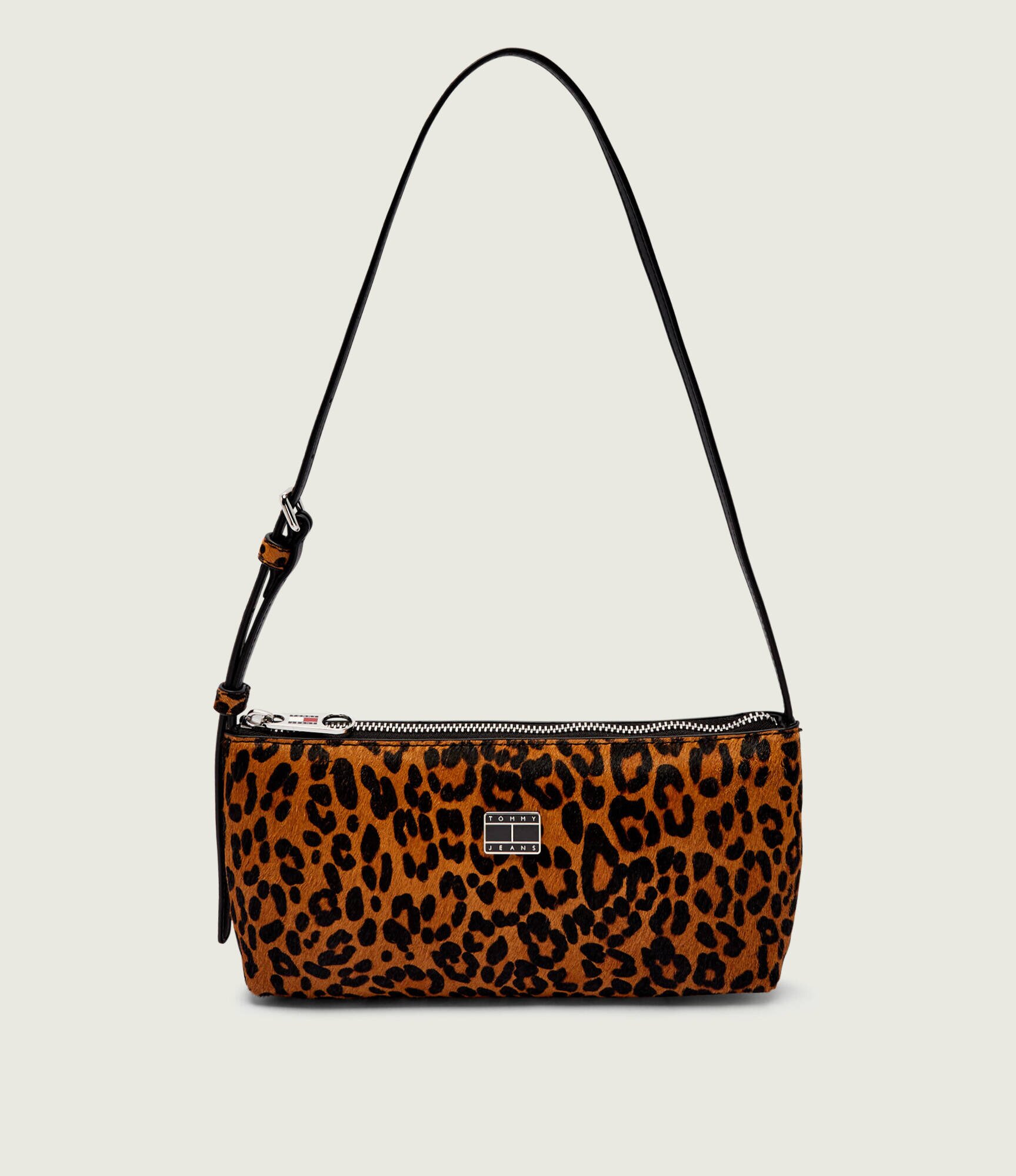 Tommy Jeans De piele geantă pe umăr Leopard