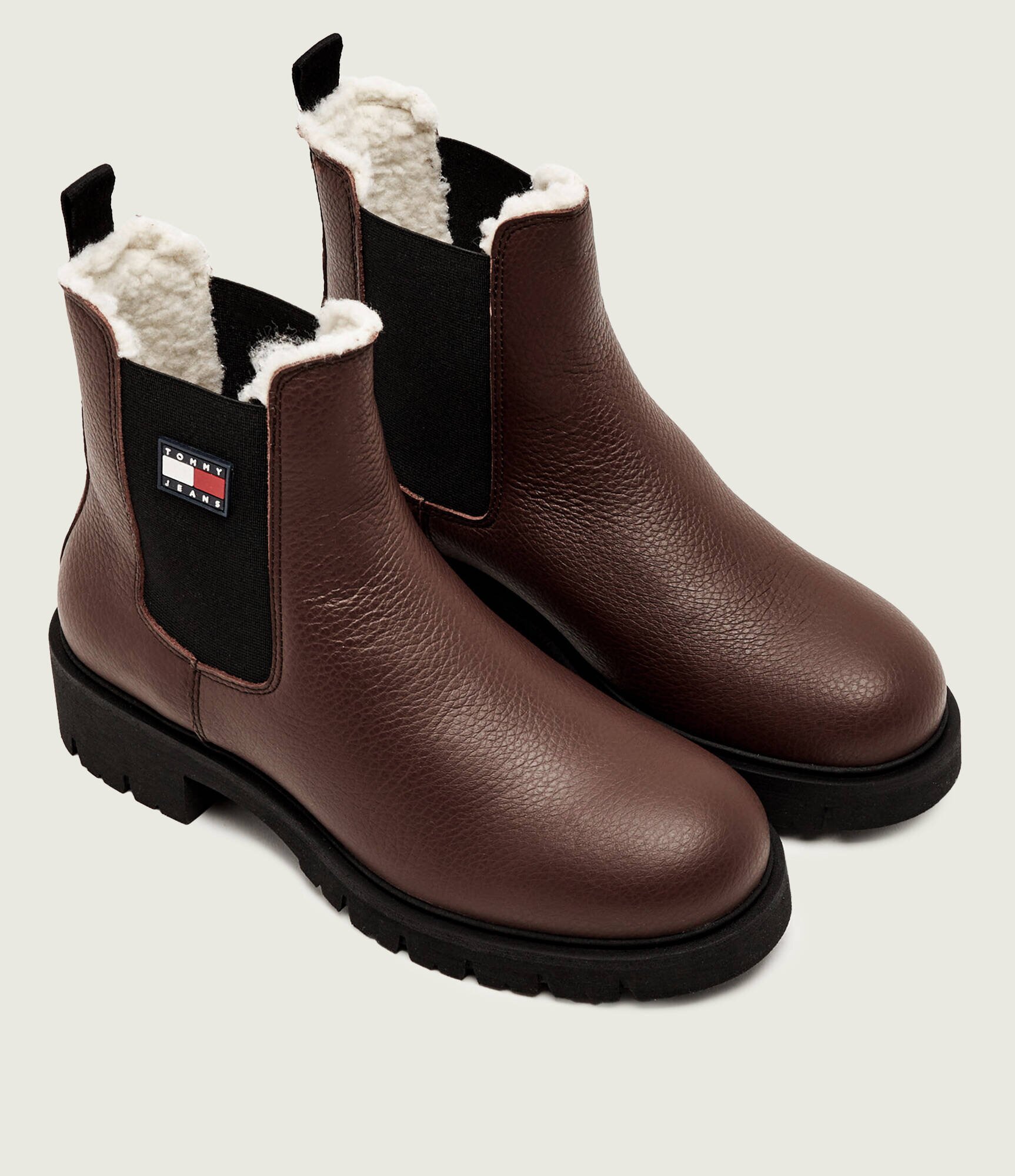 Tommy Jeans De piele ghete chelsea