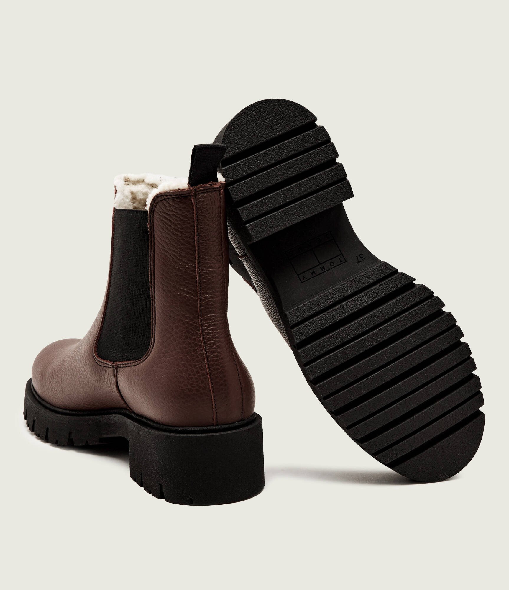 Tommy Jeans De piele ghete chelsea