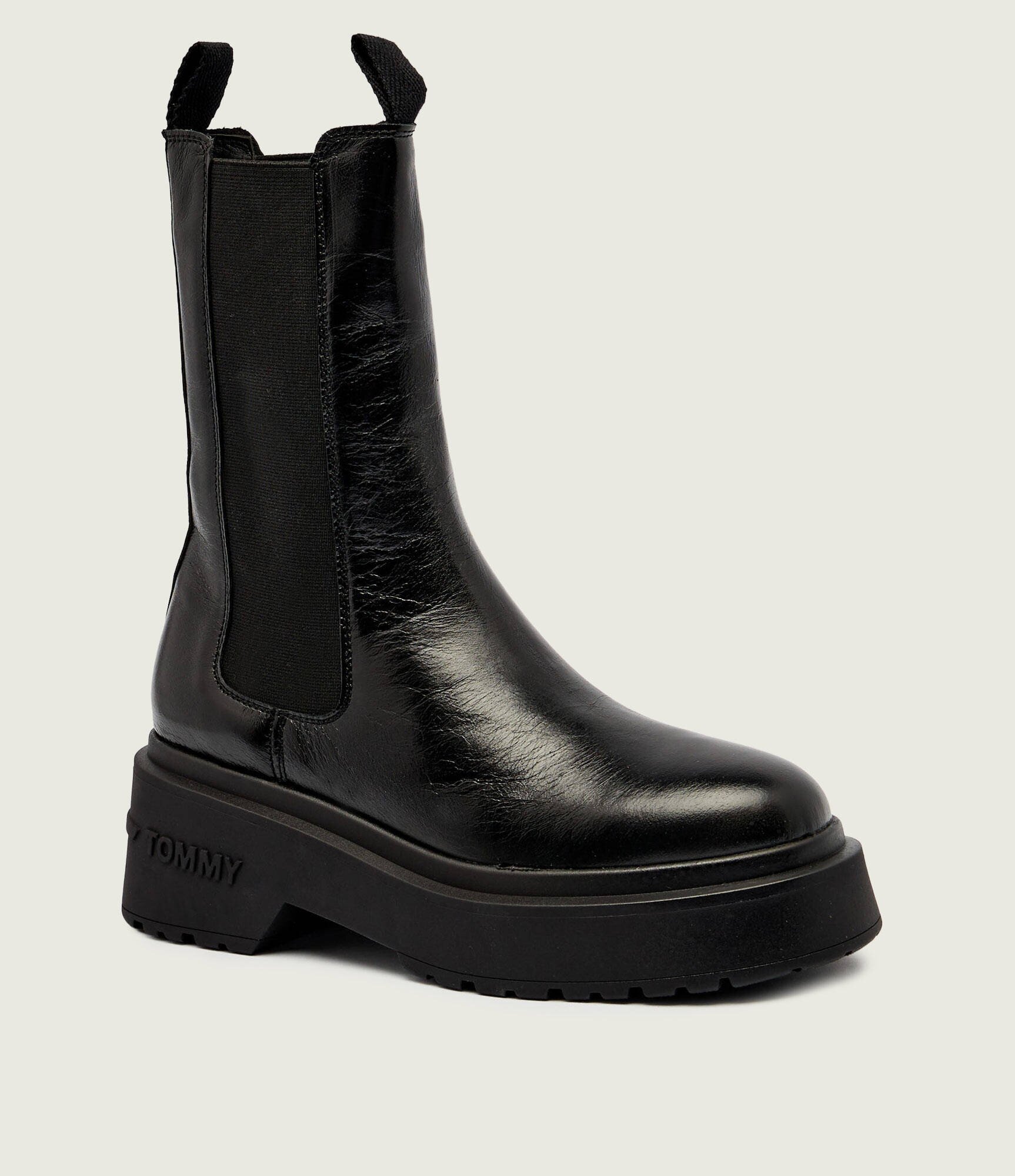 Tommy Jeans De piele ghete chelsea