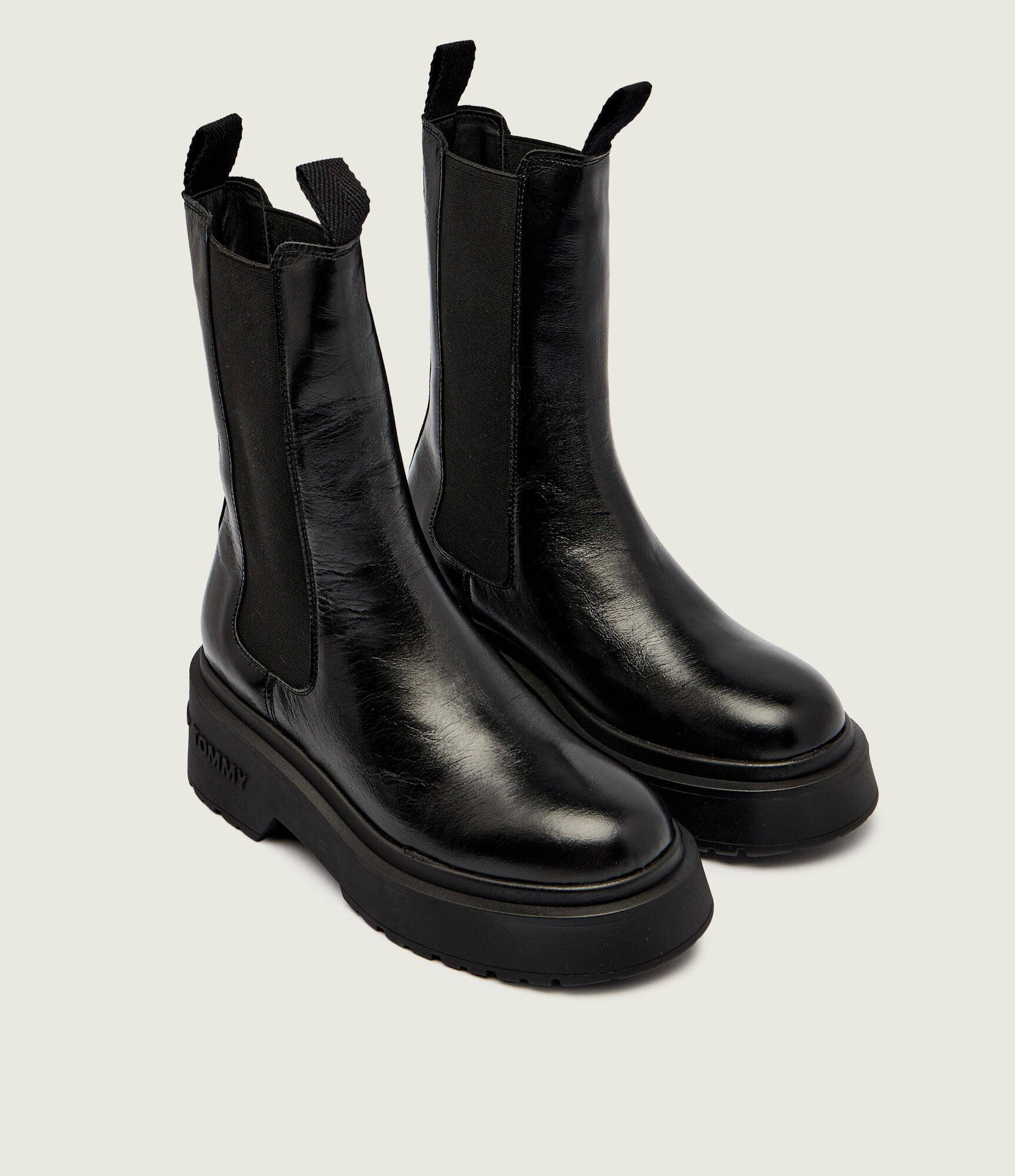 Tommy Jeans De piele ghete chelsea