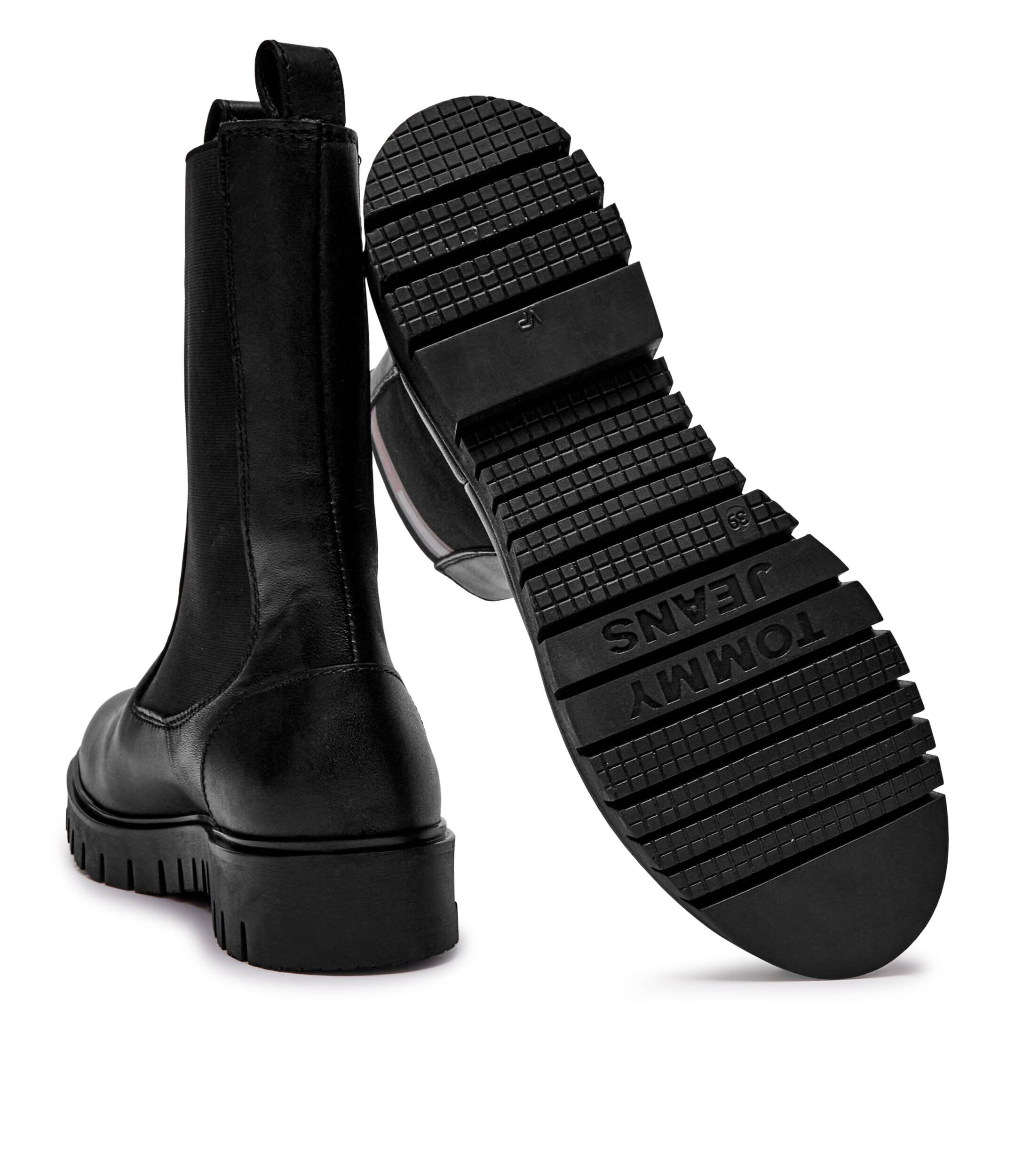 Tommy Jeans De piele ghete chelsea