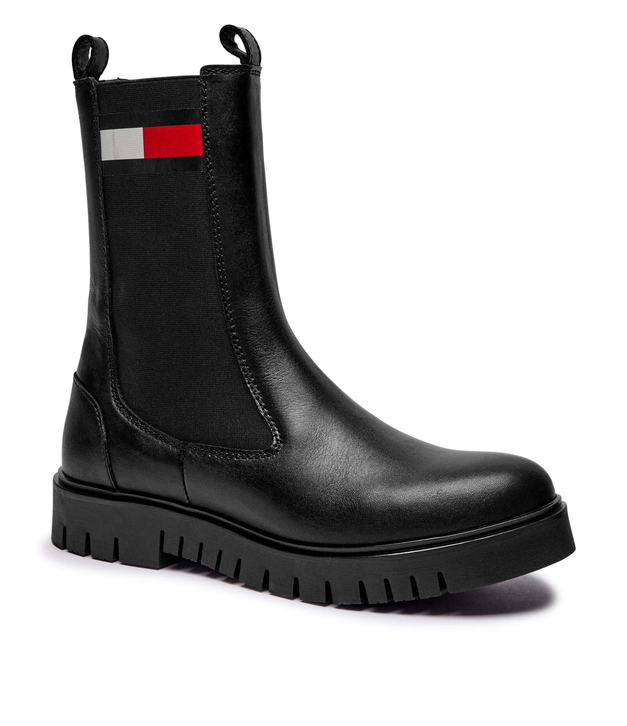 Tommy Jeans De piele ghete chelsea