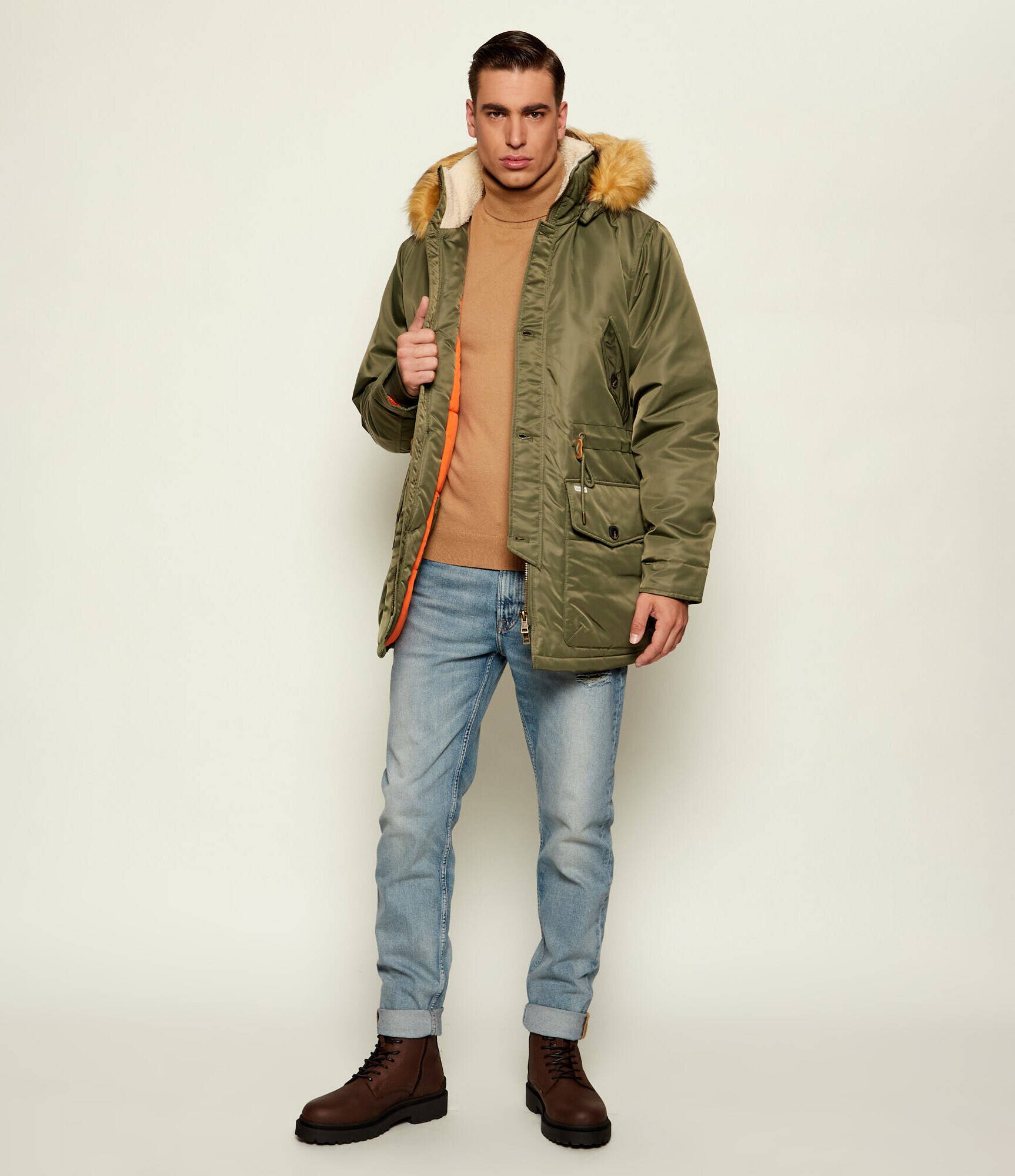 Tommy Jeans De piele încălțăminte înaltă