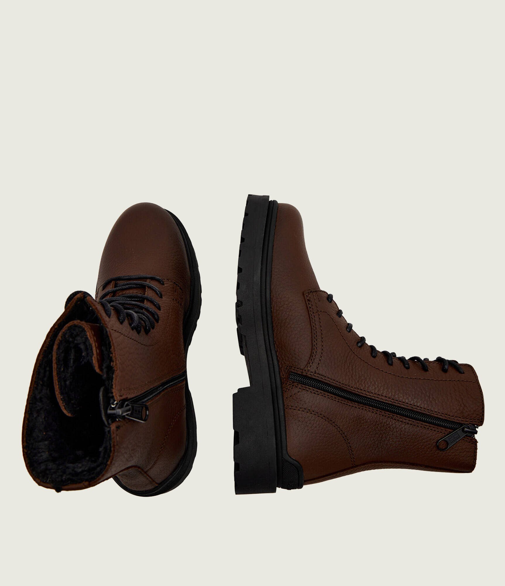 Tommy Jeans De piele încălțăminte înaltă