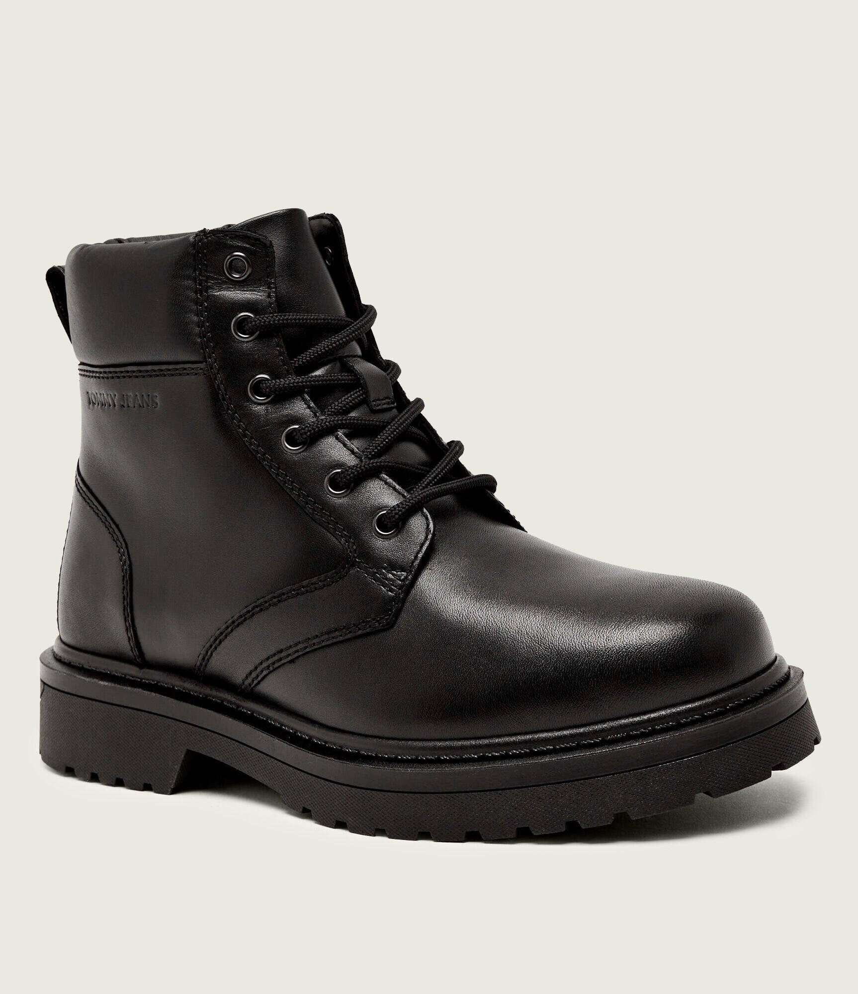 Tommy Jeans De piele încălțăminte înaltă