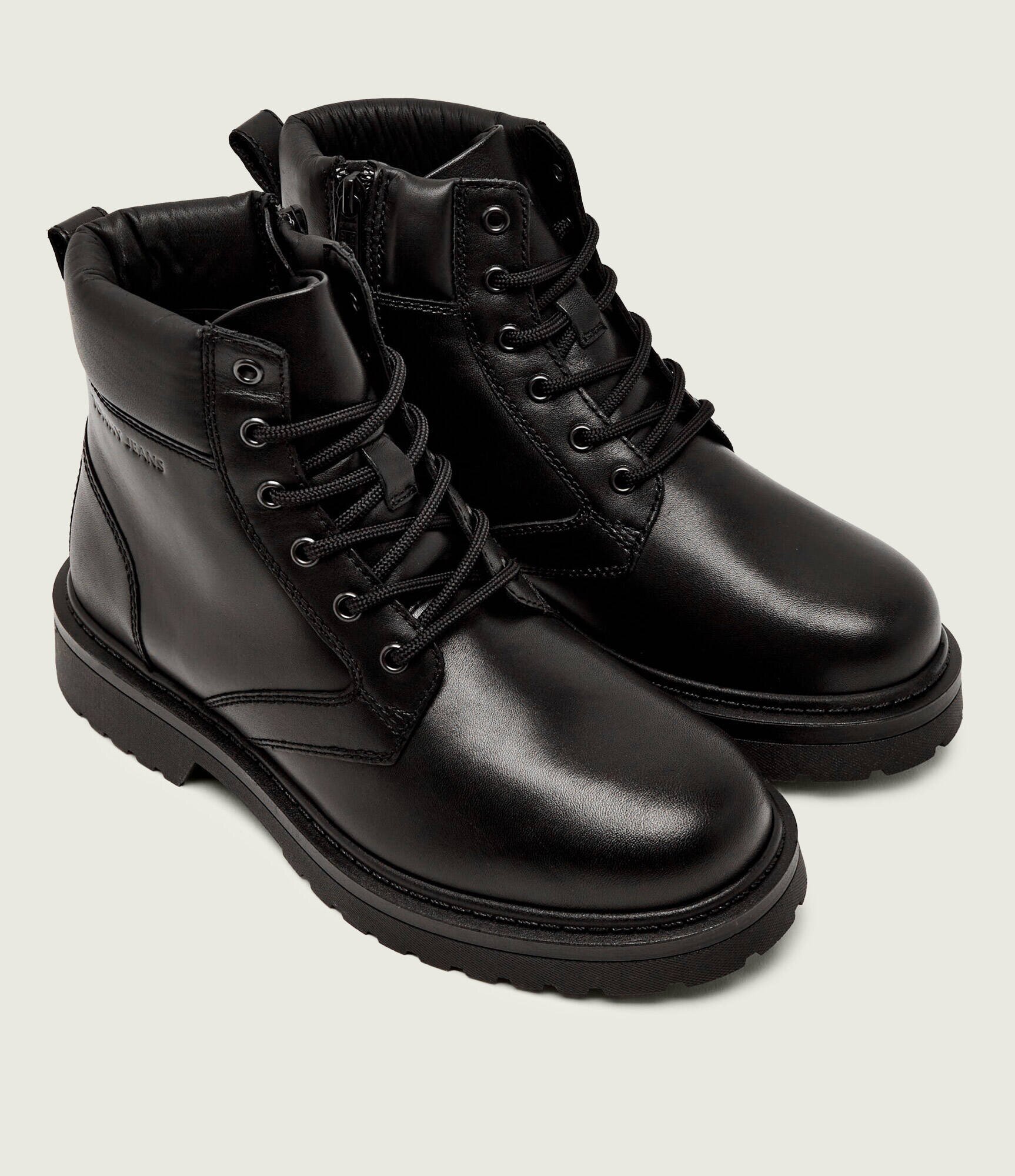 Tommy Jeans De piele încălțăminte înaltă