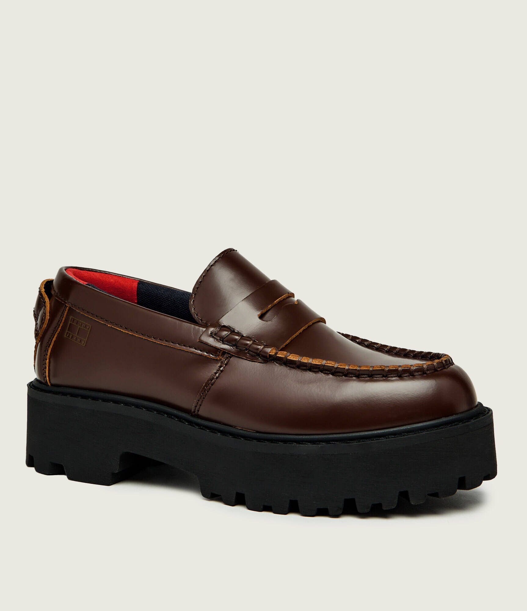 Tommy Jeans De piele pantofi loafer Archive 01