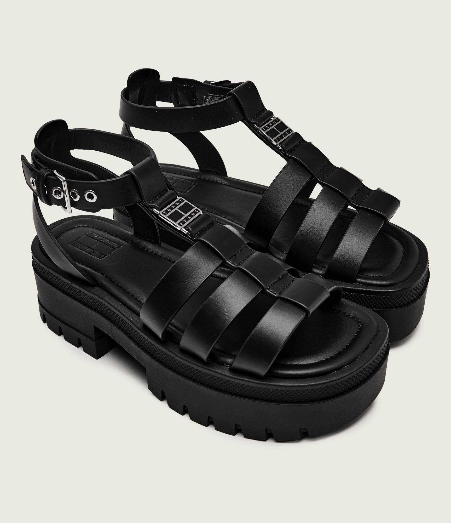 Tommy Jeans De piele sandale FISHERMAN