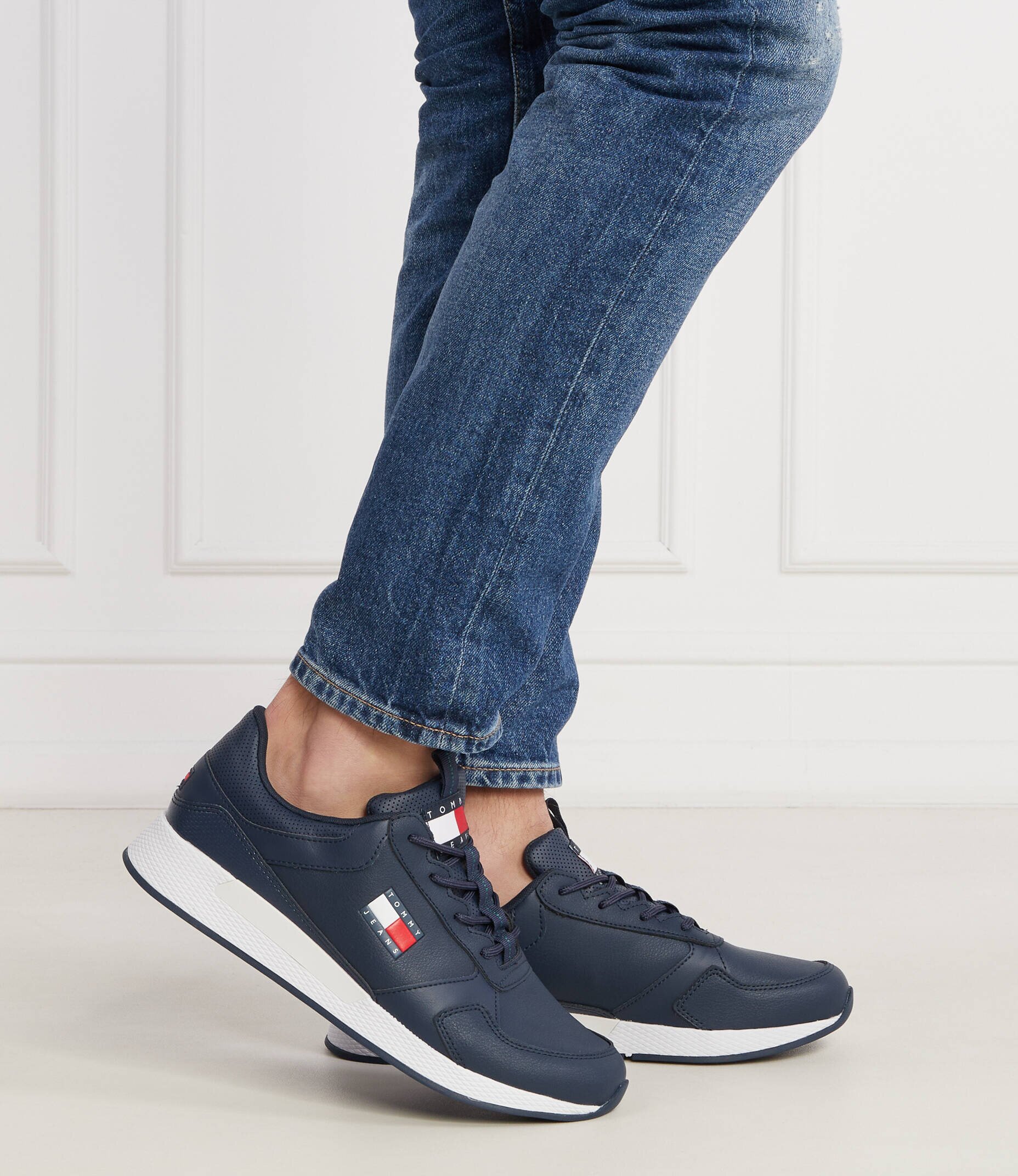 Tommy Jeans De piele sneakers FLEXI RUNNER