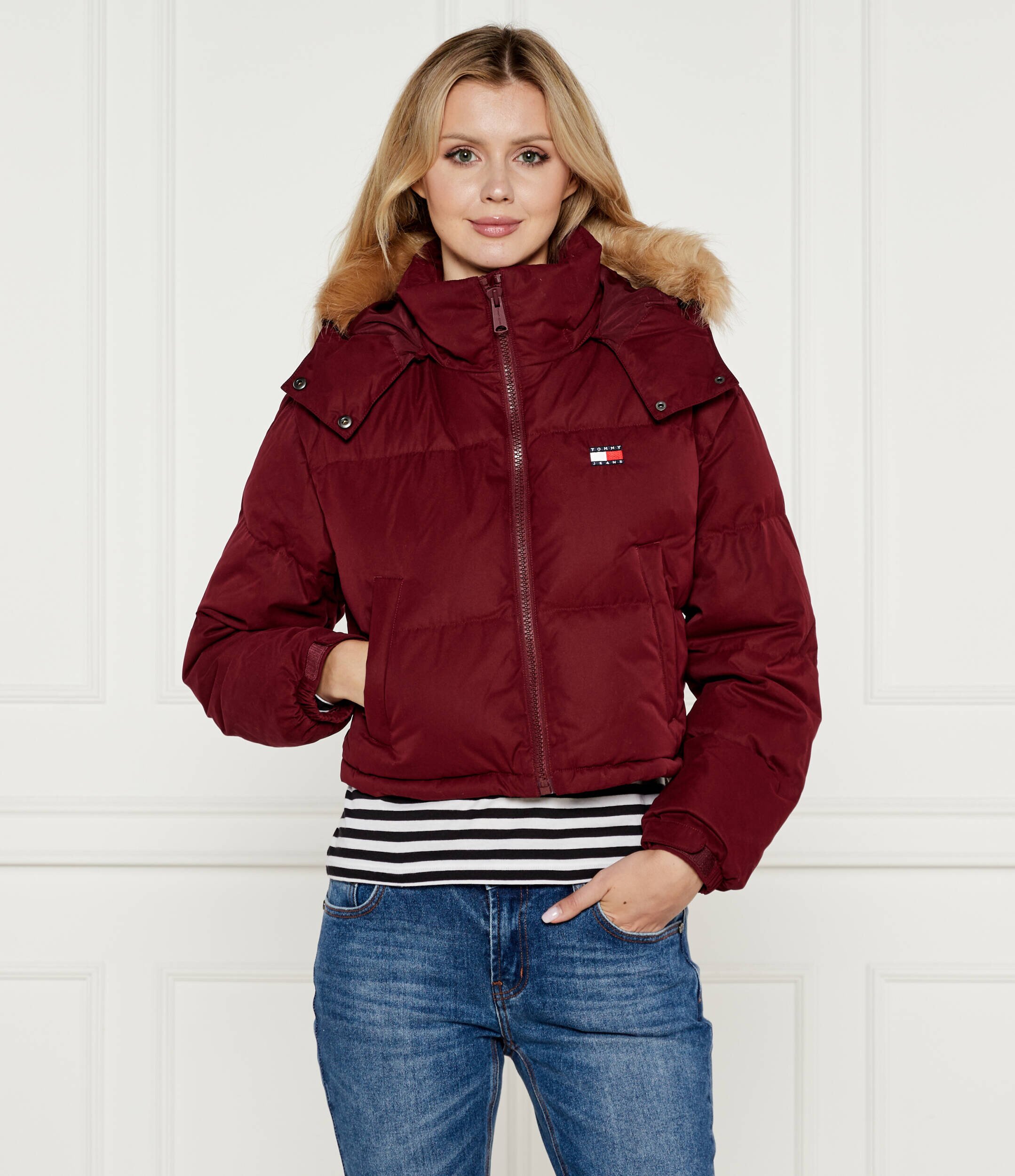 Tommy Jeans De puf geacă ALASKA | Cropped Fit