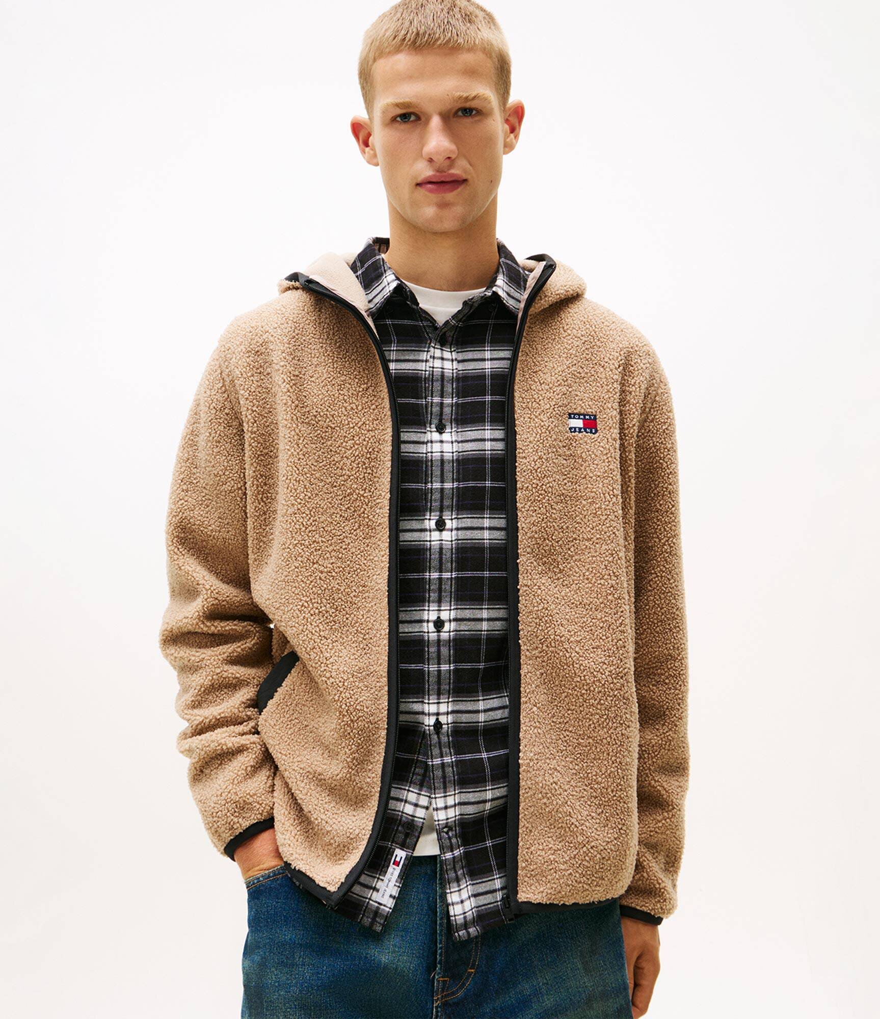 Tommy Jeans Din fleece bluza | regular fit