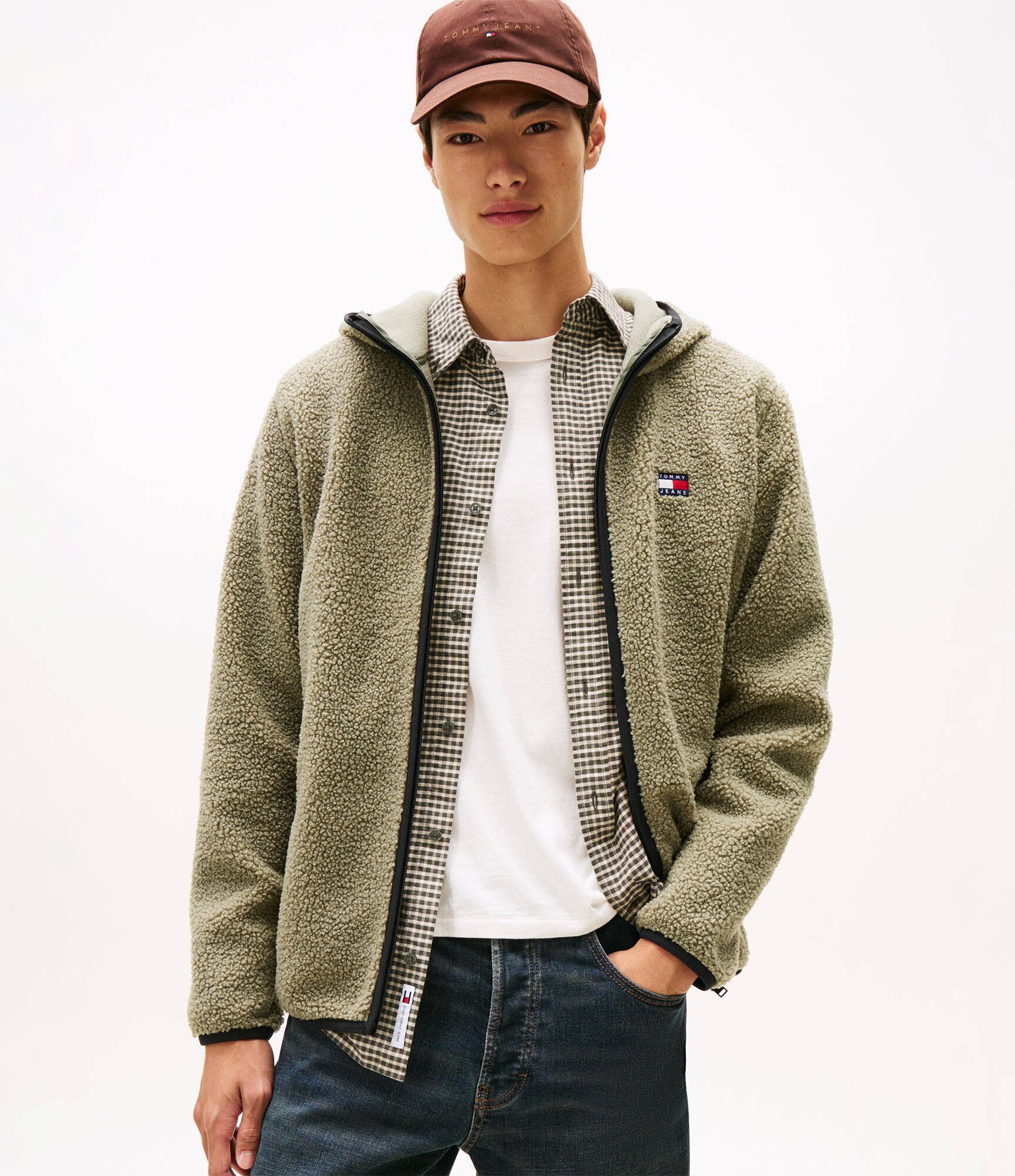 Tommy Jeans Din fleece bluza | regular fit