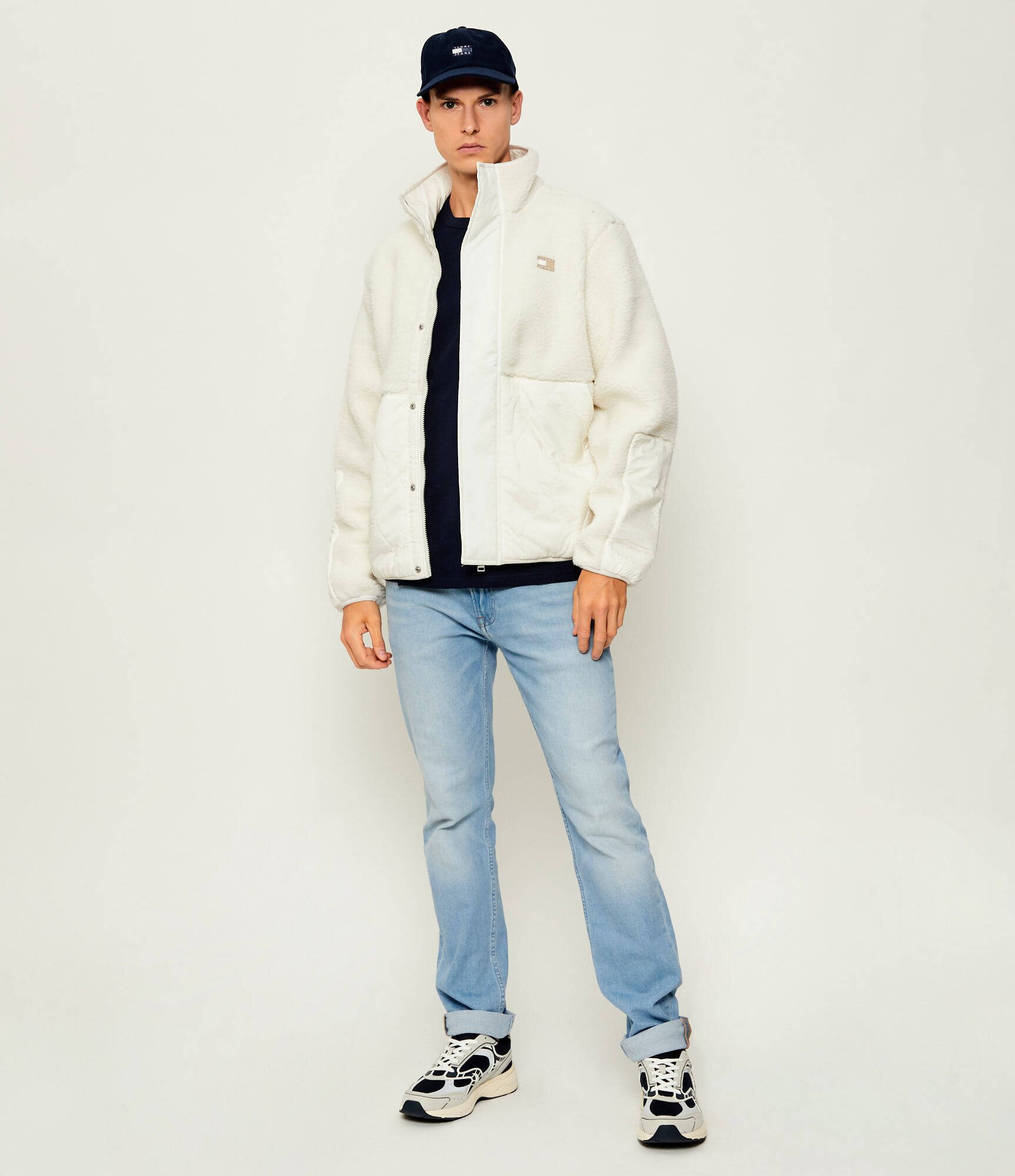 Tommy Jeans Din fleece geacă | Loose fit