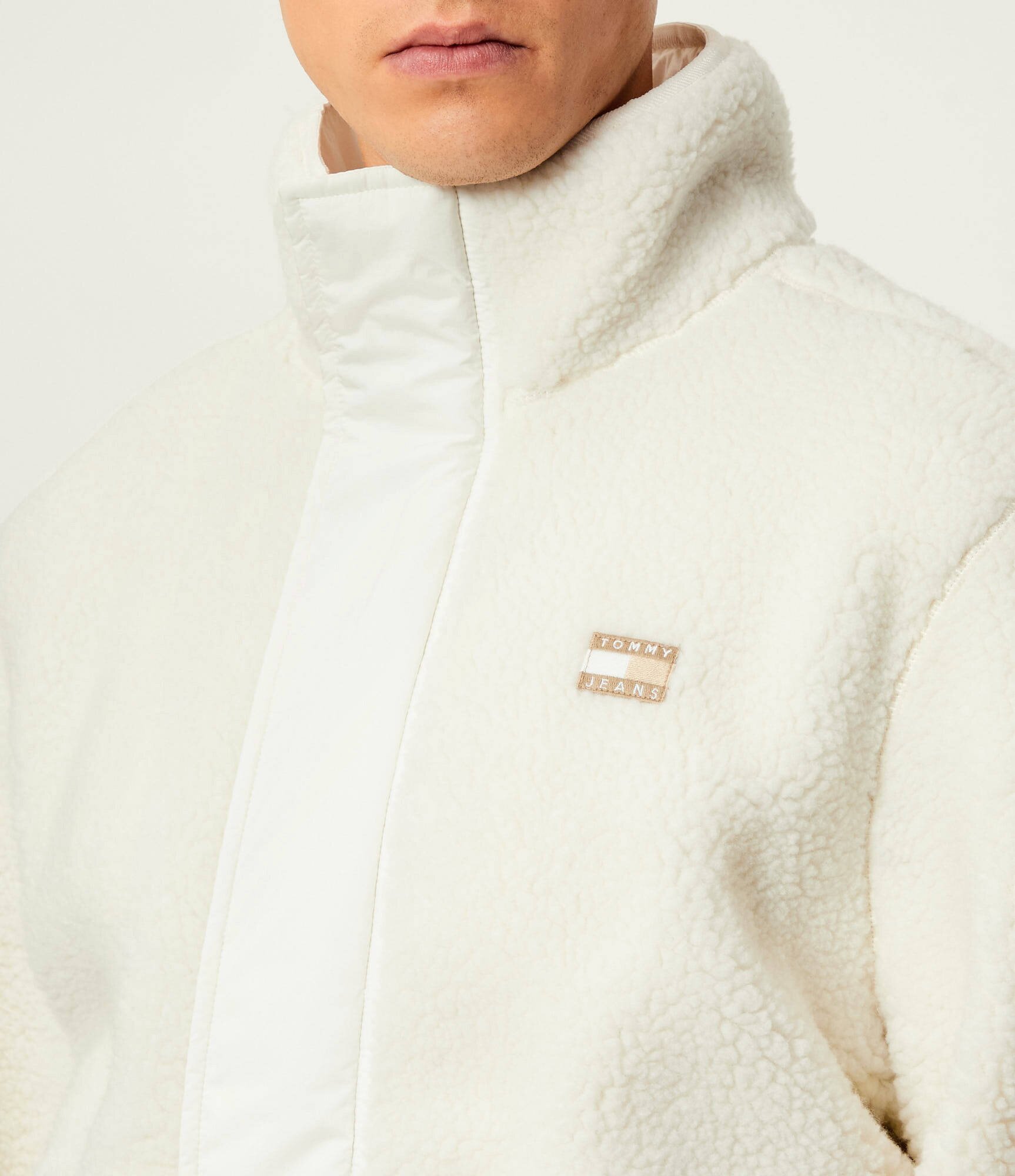 Tommy Jeans Din fleece geacă | Loose fit