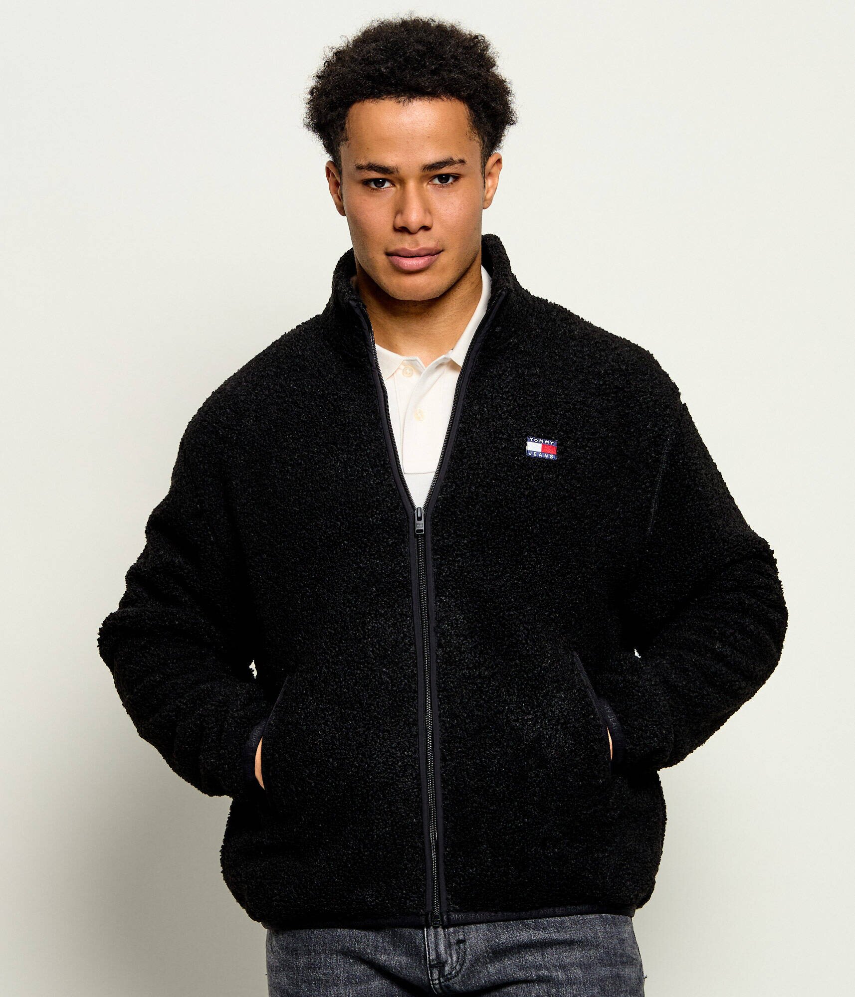 Tommy Jeans Din fleece hanorac | Relaxed fit