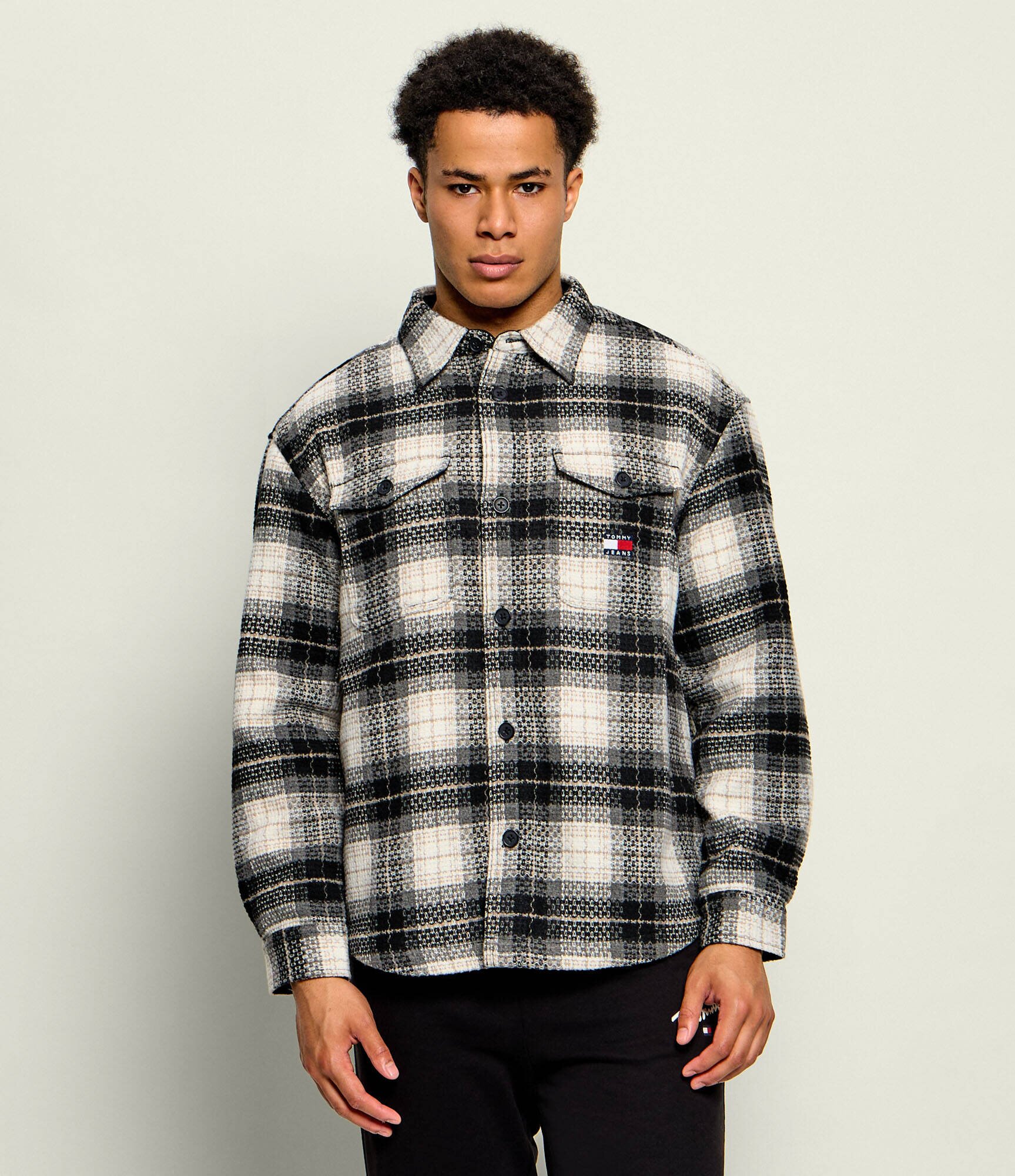 Tommy Jeans Geacă Check | Oversize fit