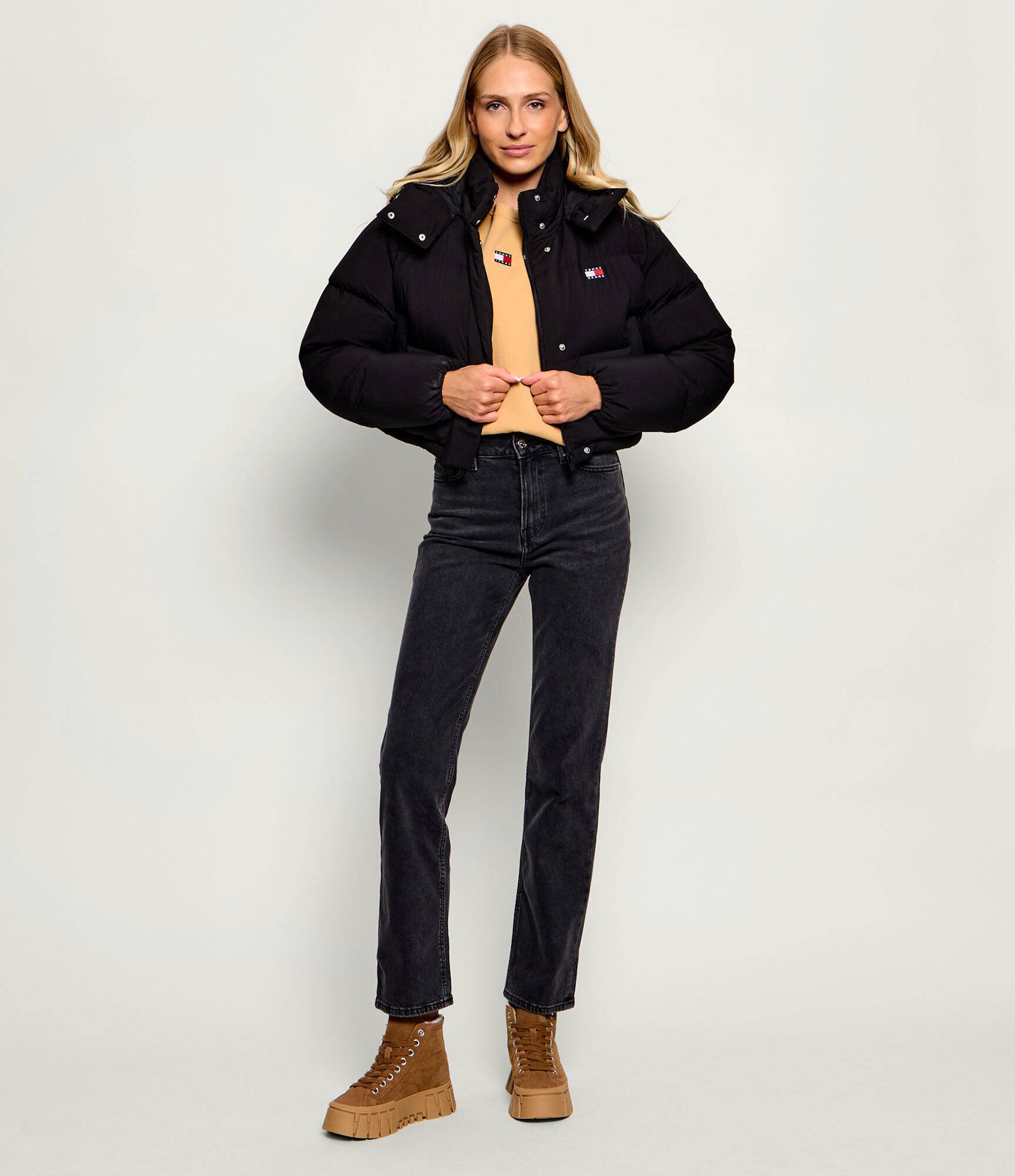 Tommy Jeans Geacă de puf Alaska | Cropped Fit