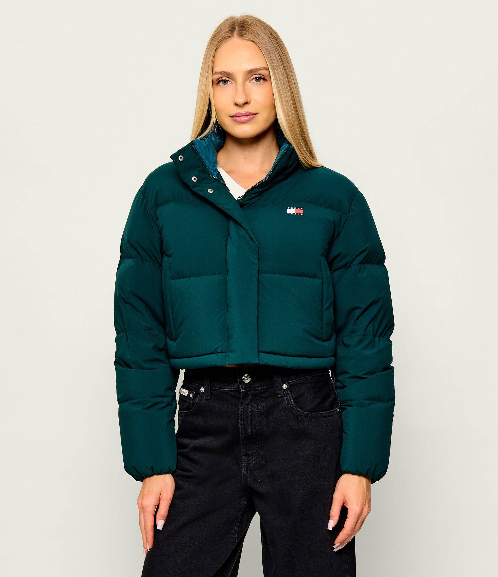 Tommy Jeans Geacă de puf Alaska | Cropped Fit