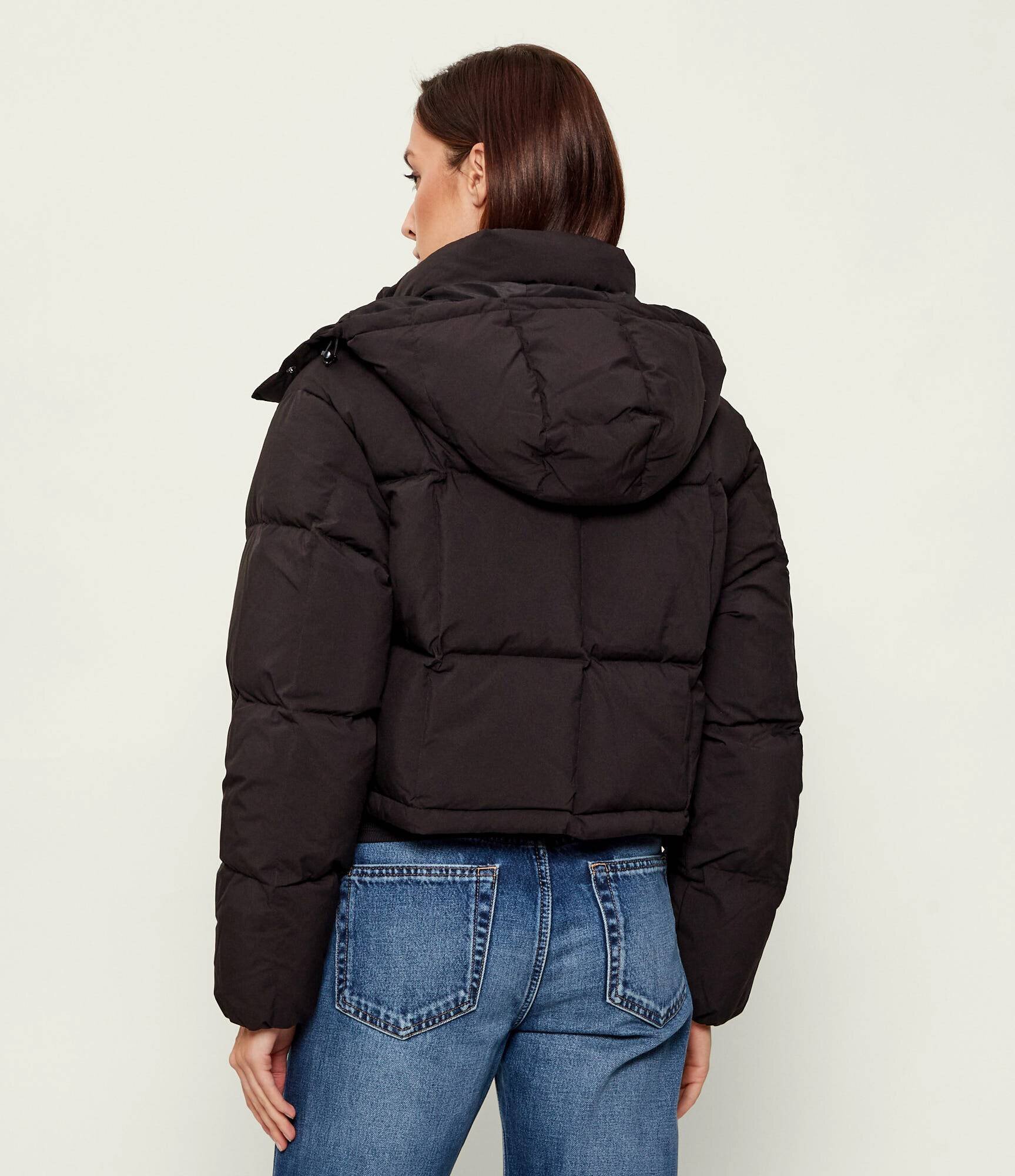 Tommy Jeans Geacă de puf ALASKA GRID | Cropped Fit