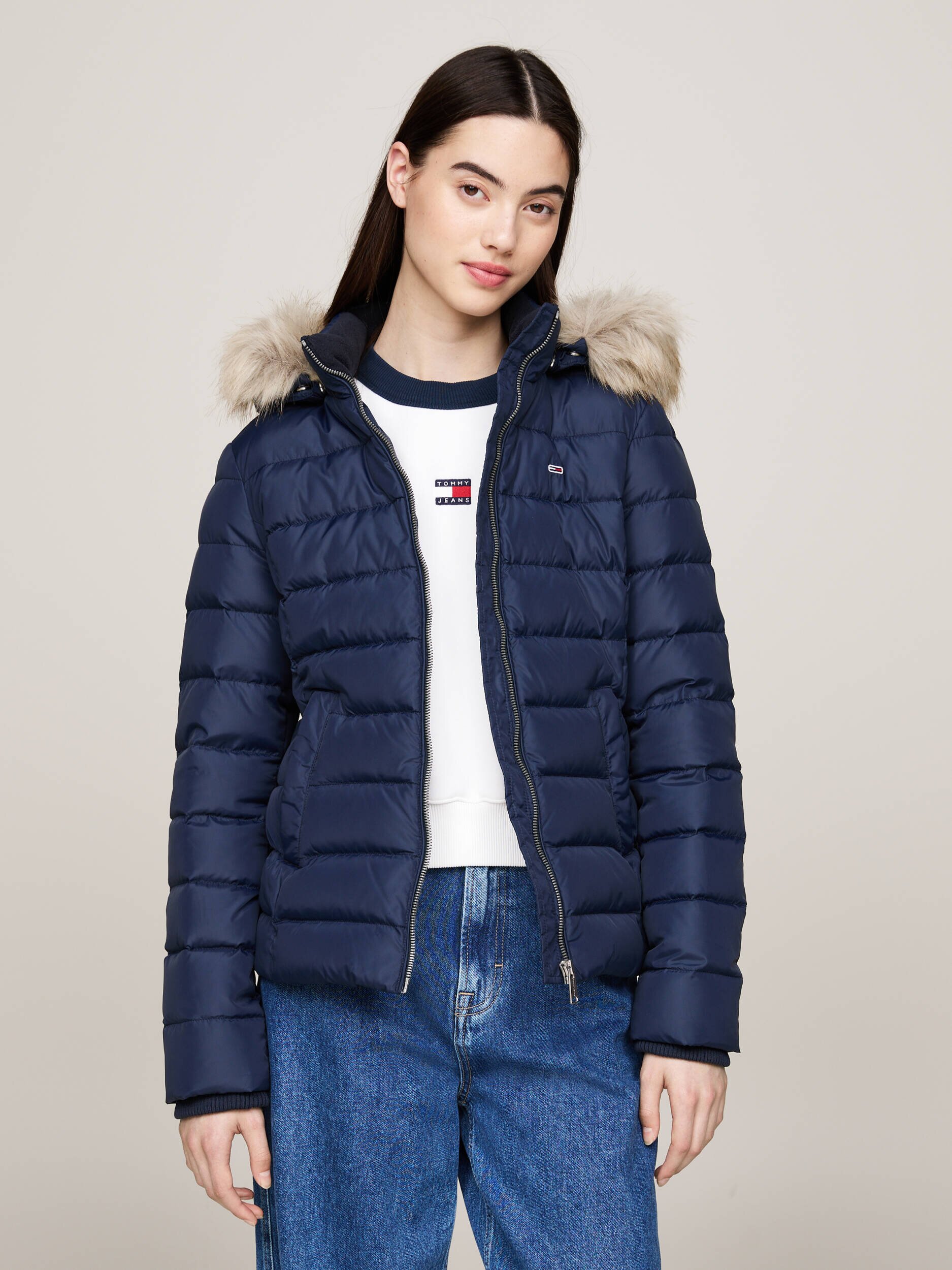 Tommy Jeans Geacă de puf | Slim Fit
