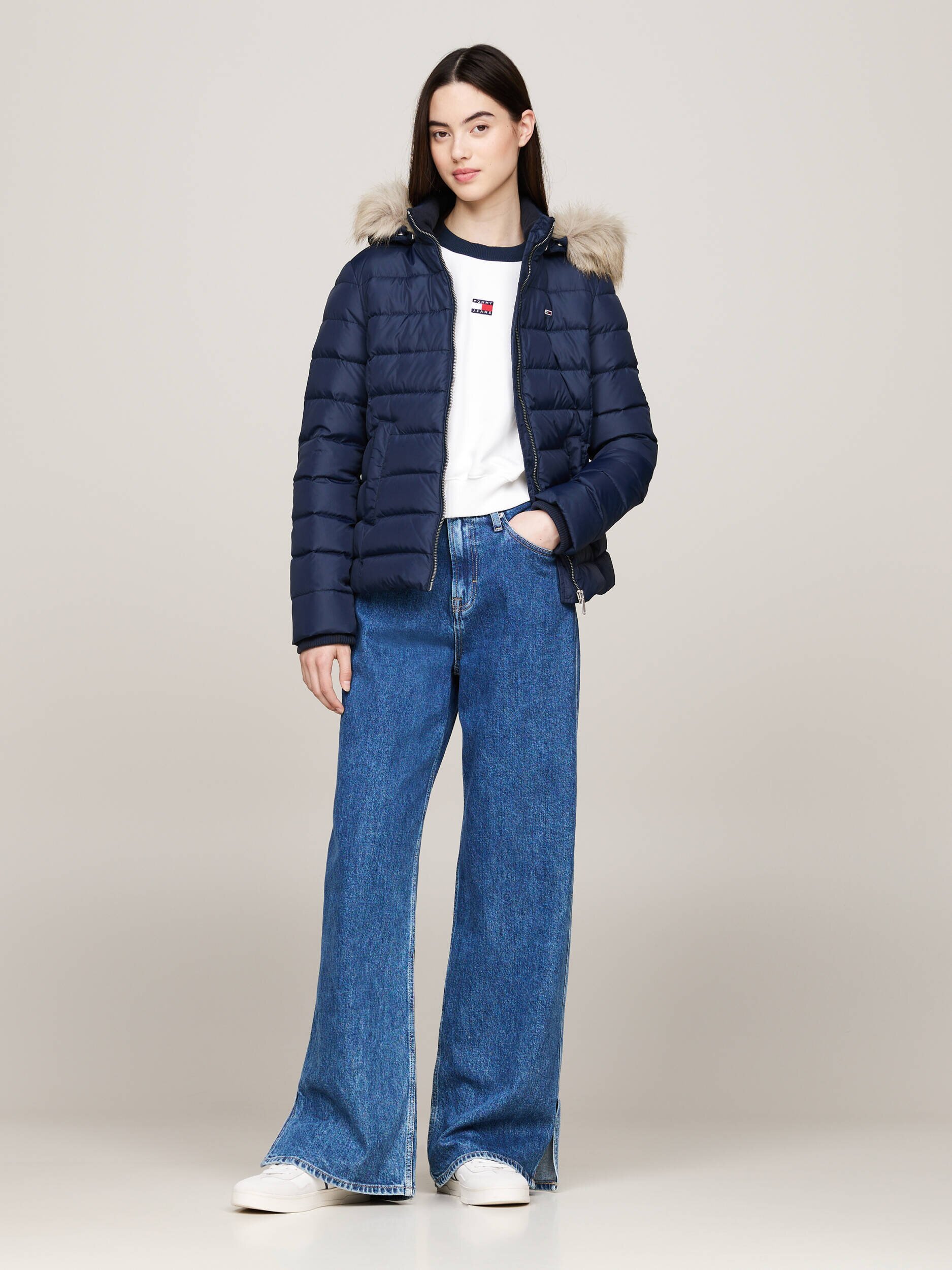 Tommy Jeans Geacă de puf | Slim Fit