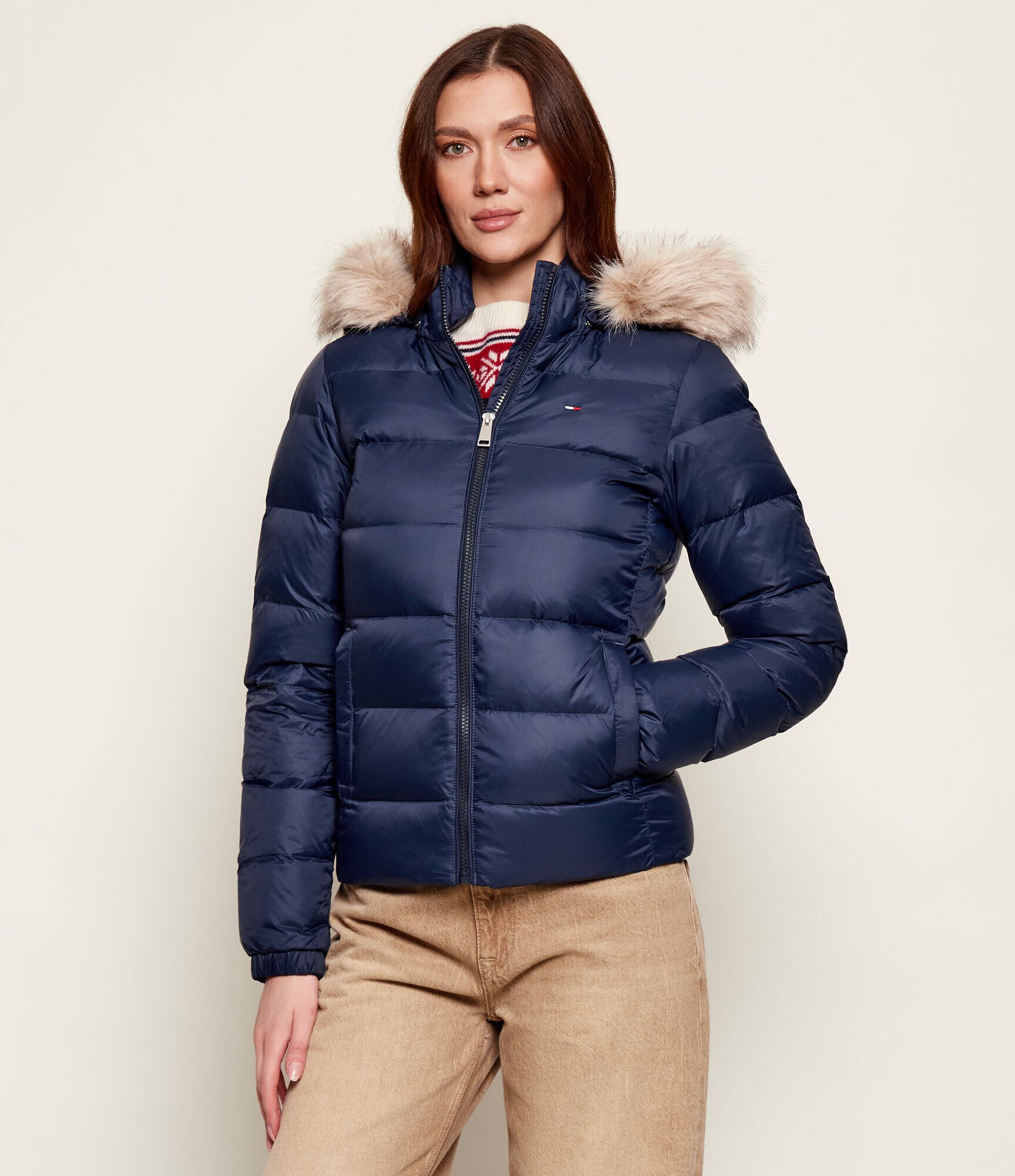 Tommy Jeans Geacă de puf | Slim Fit