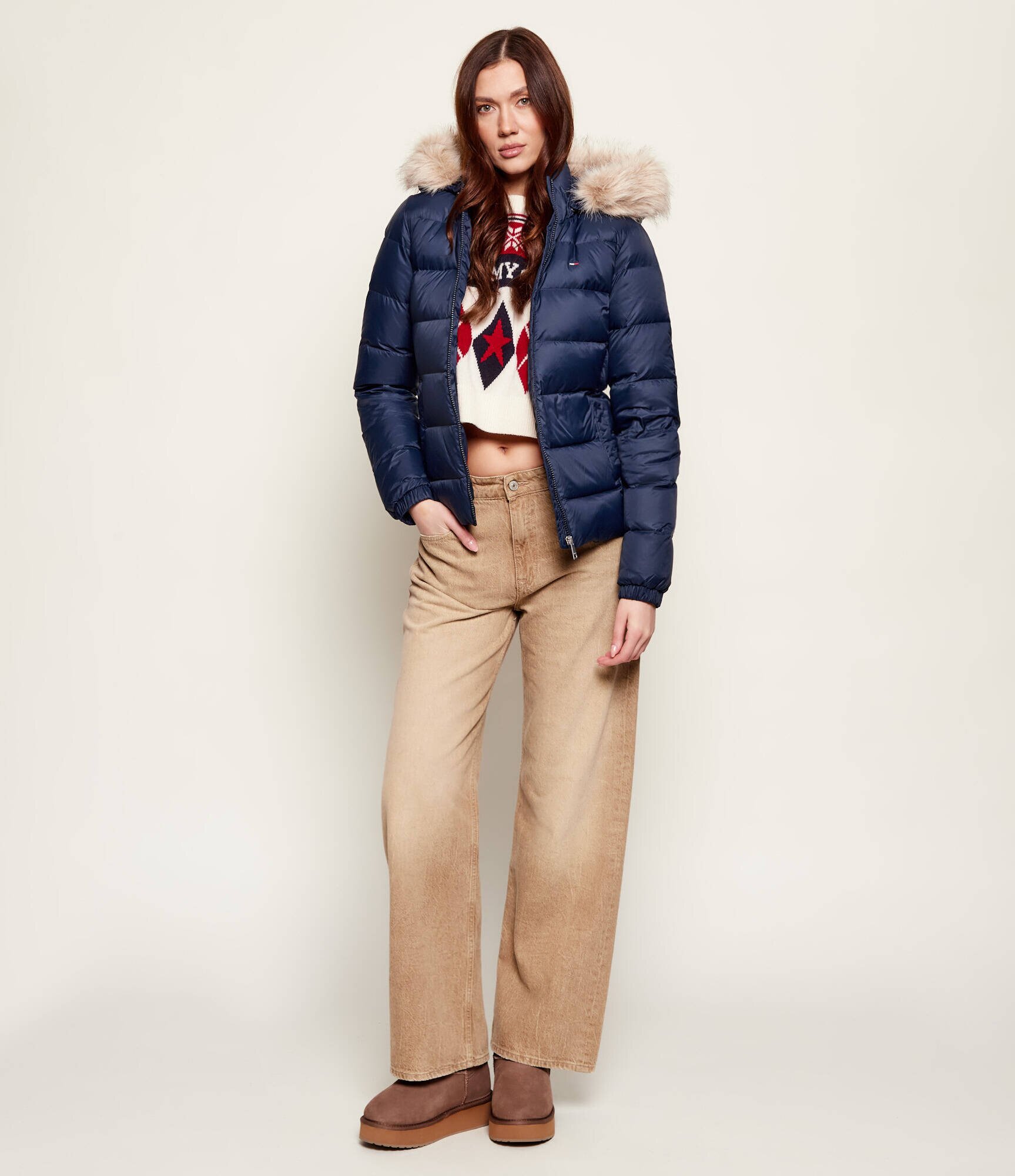 Tommy Jeans Geacă de puf | Slim Fit