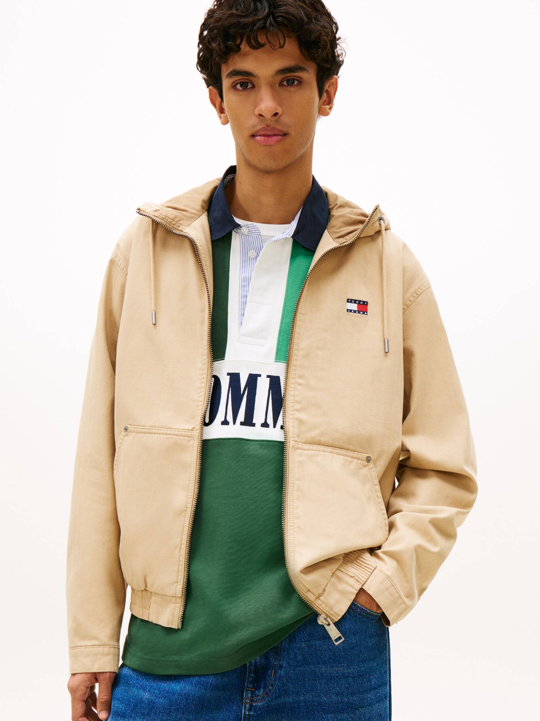 Tommy Jeans Geacă HERRINGBONE | Loose fit