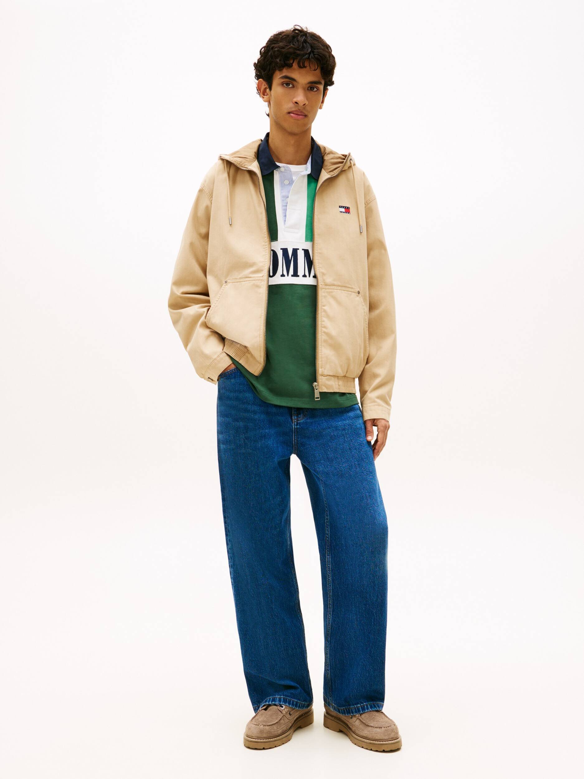 Tommy Jeans Geacă HERRINGBONE | Loose fit