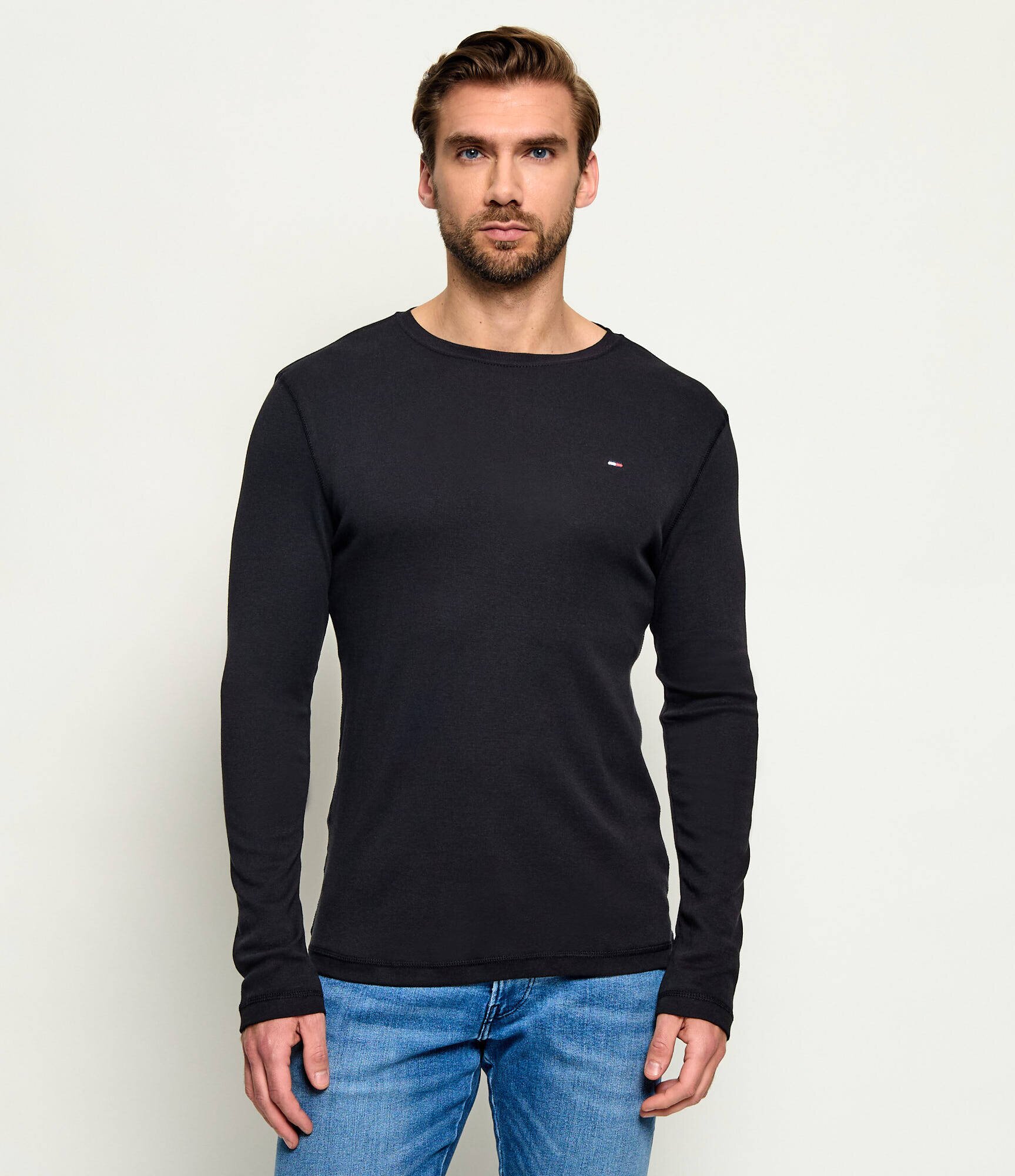 Tommy Jeans longsleeve TJM ORIGINAL RIB LON | Slim Fit