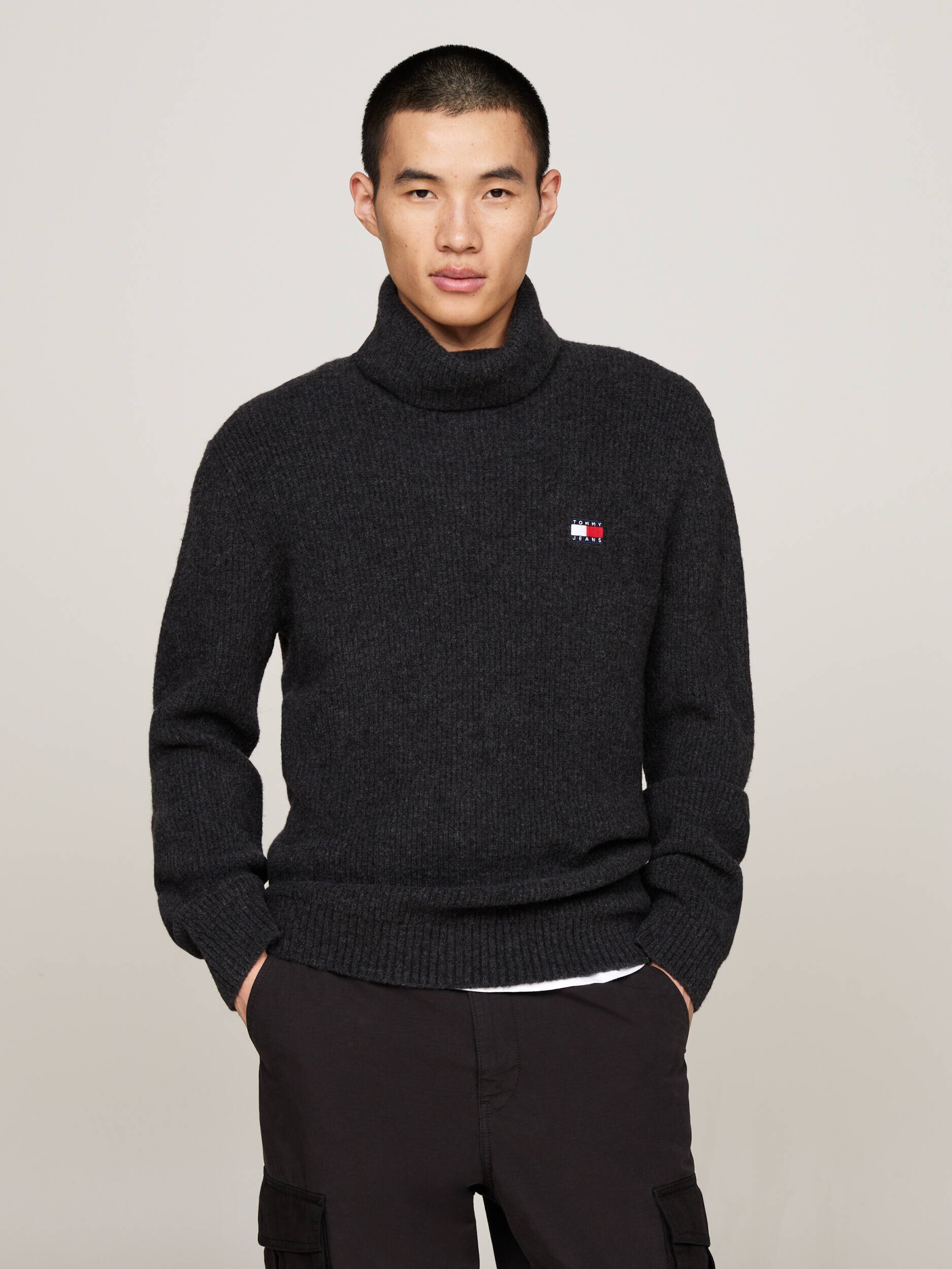 Tommy Jeans Maletă | Slim Fit cu adaos de lână