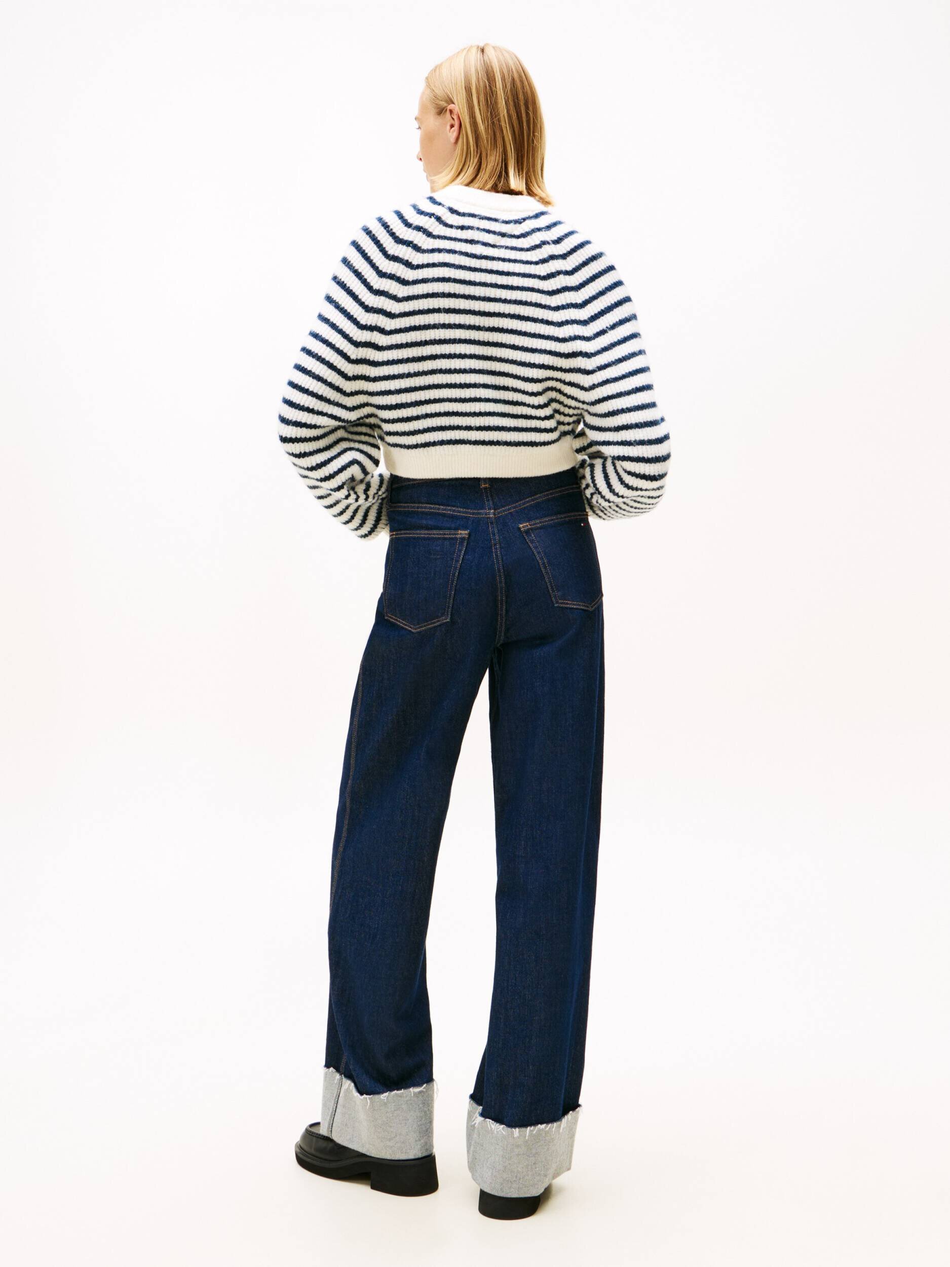 Tommy Jeans Pulover | Cropped Fit cu adaos de lână