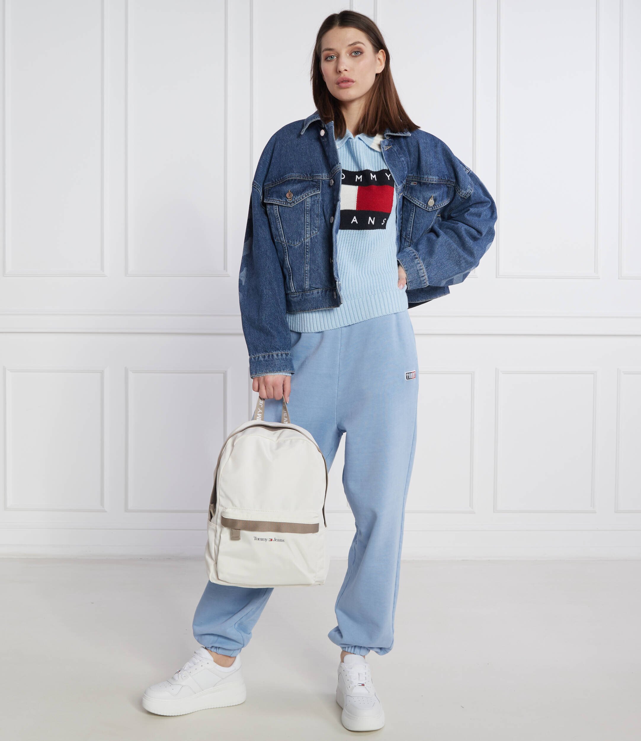 Tommy Jeans Pulover FLAG | Regular Fit