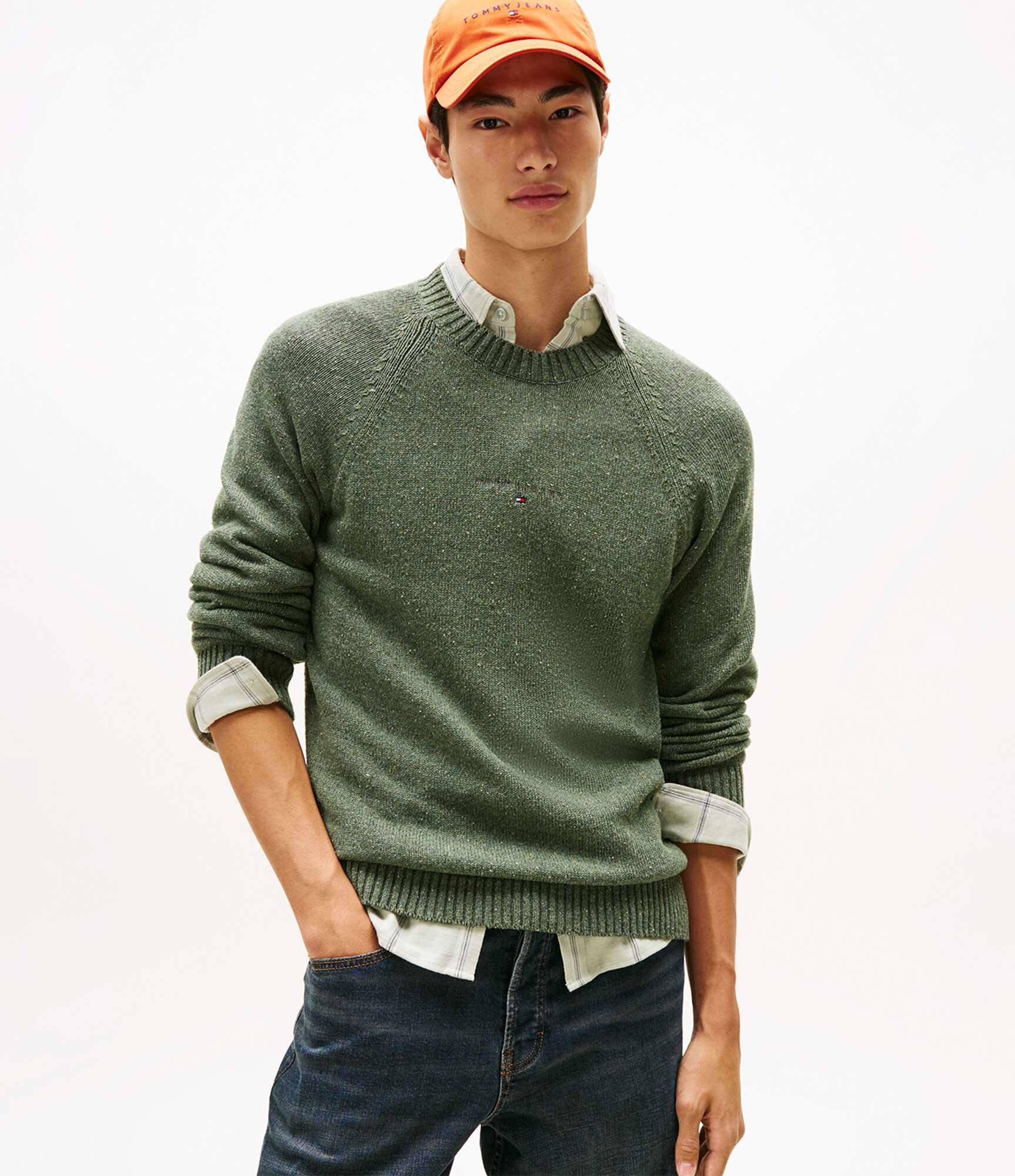 Tommy Jeans Pulover RAGLAN | Slim Fit