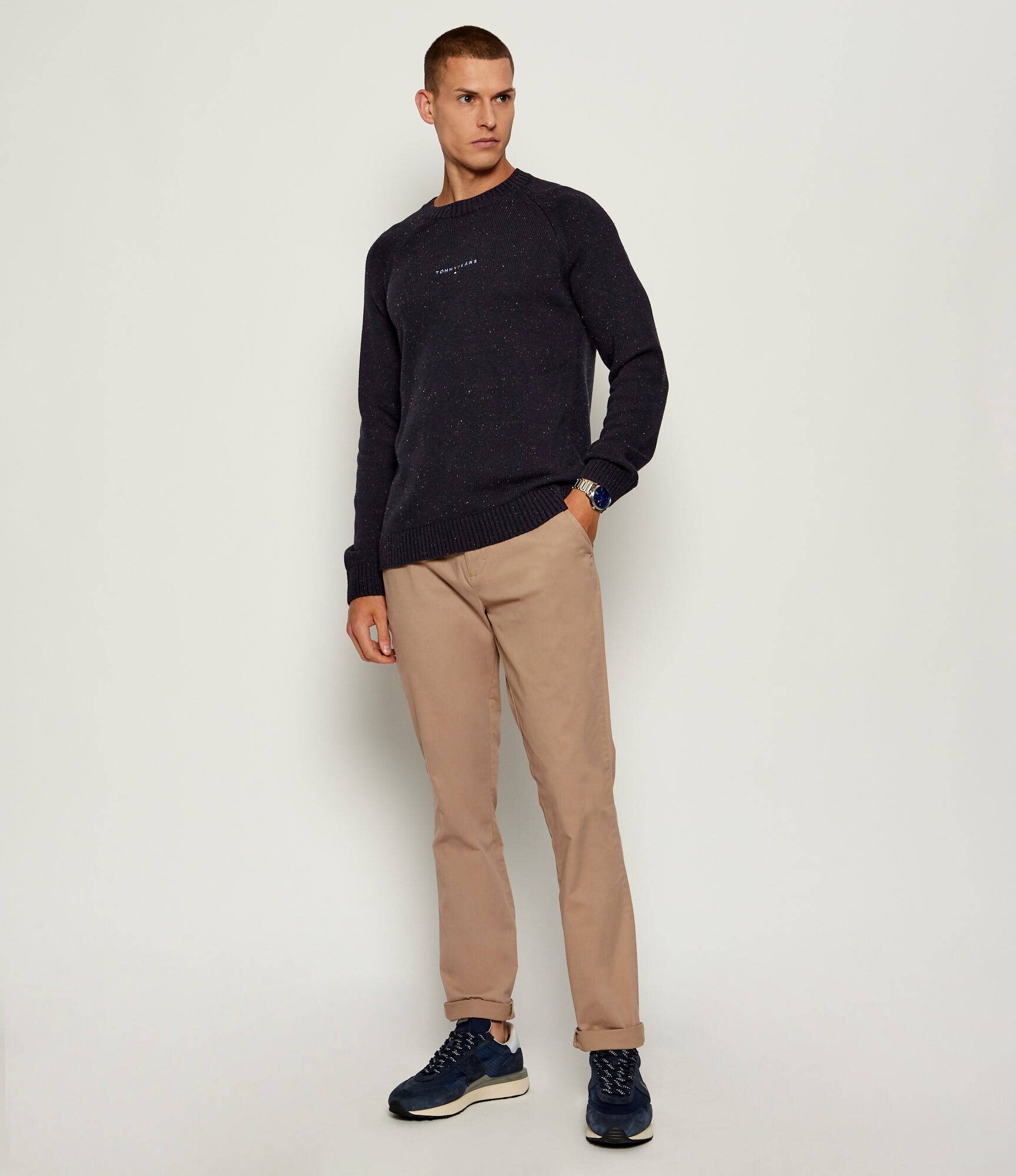 Tommy Jeans Pulover RAGLAN | Slim Fit
