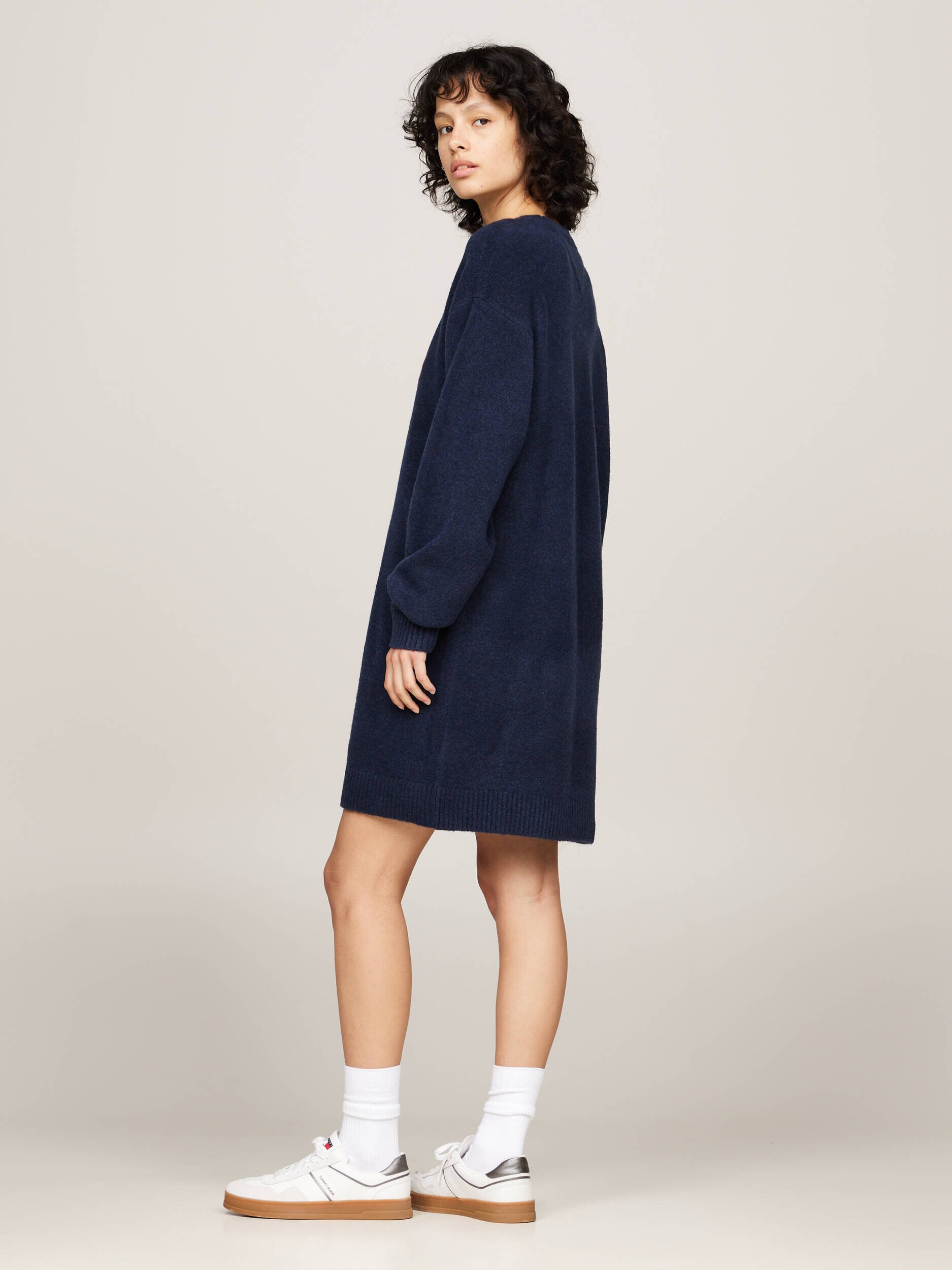 Tommy Jeans Rochie cu adaos de lână