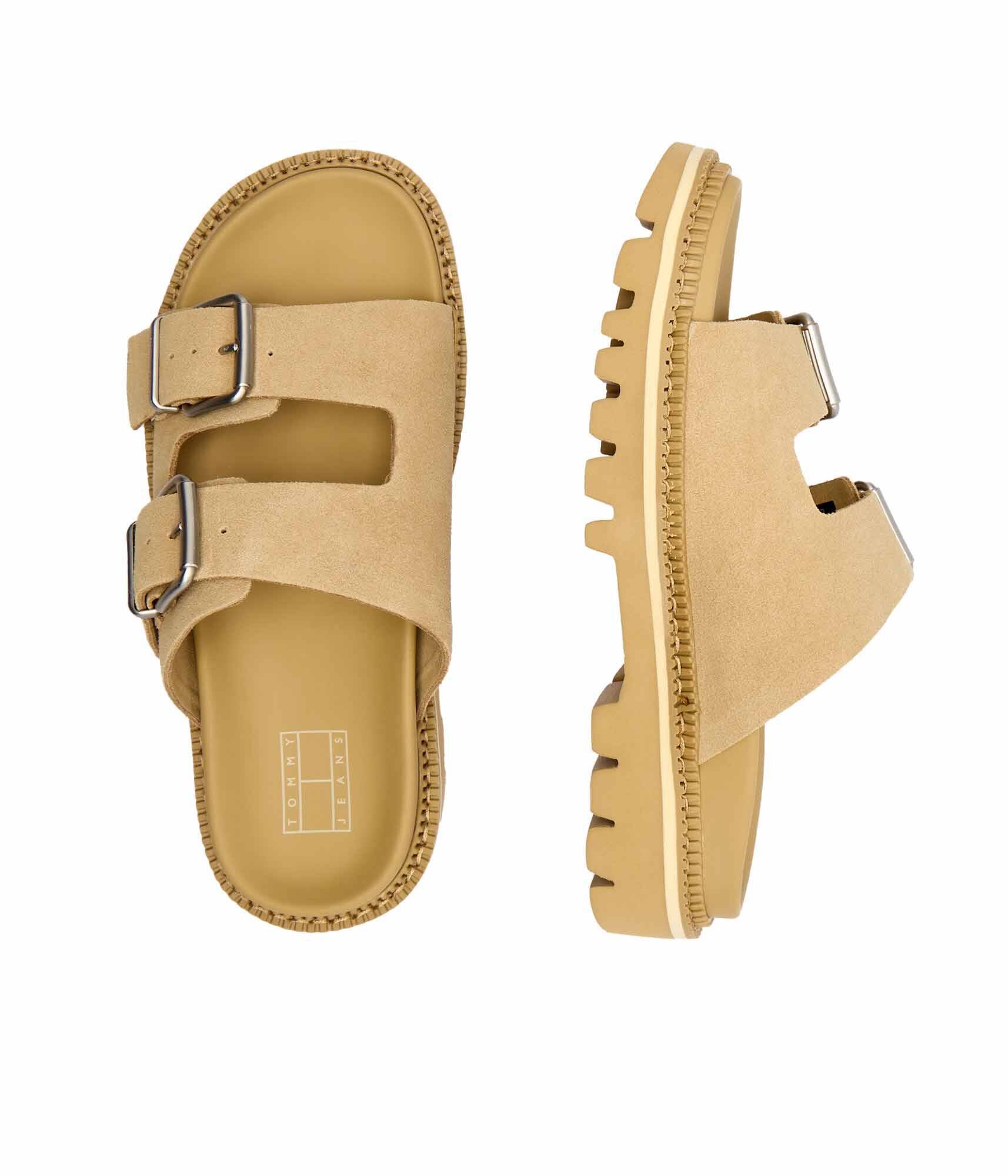 Tommy Jeans Șlapi | piele întoarsă
