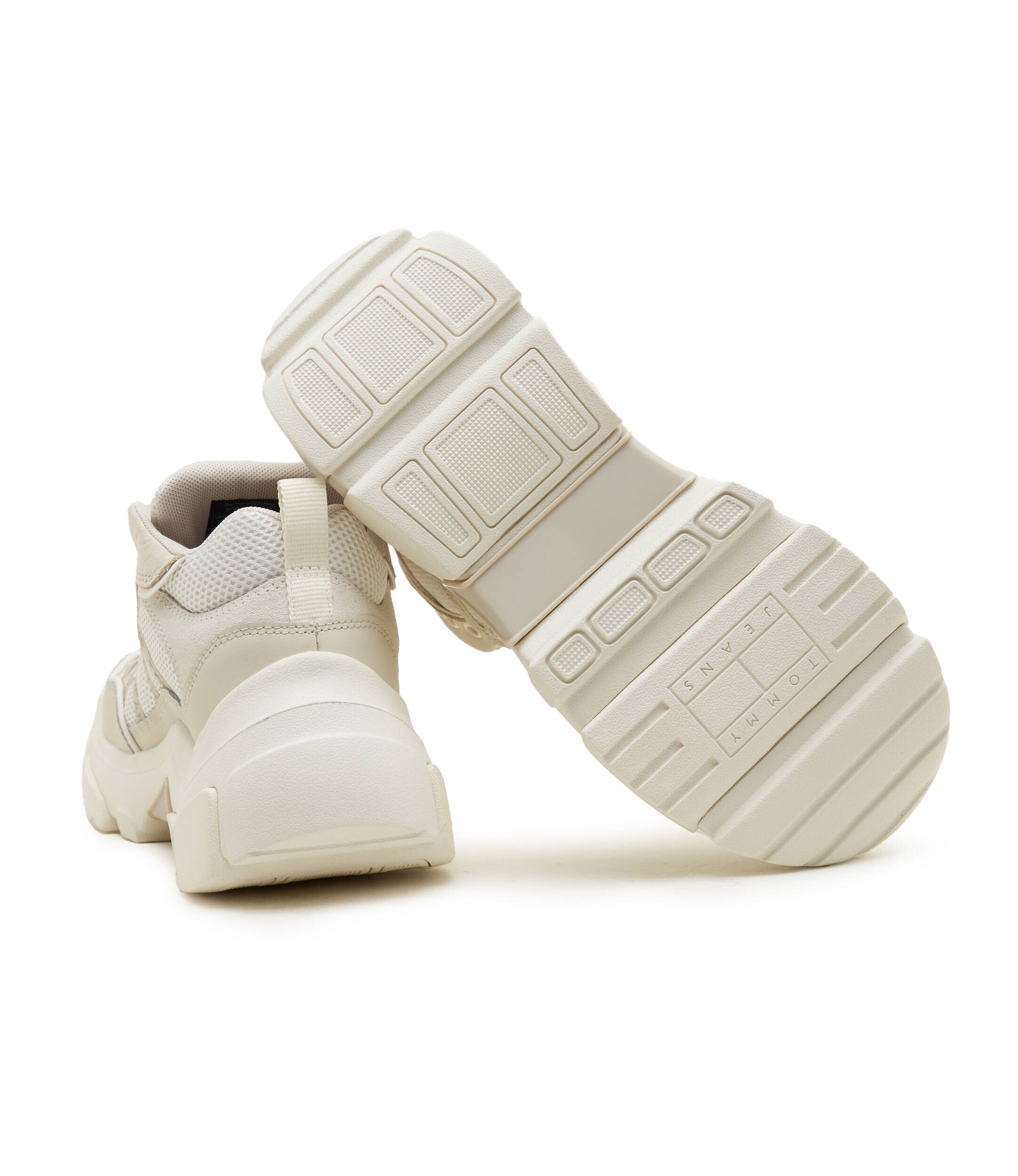 Tommy Jeans Sneakers cu adaos de piele