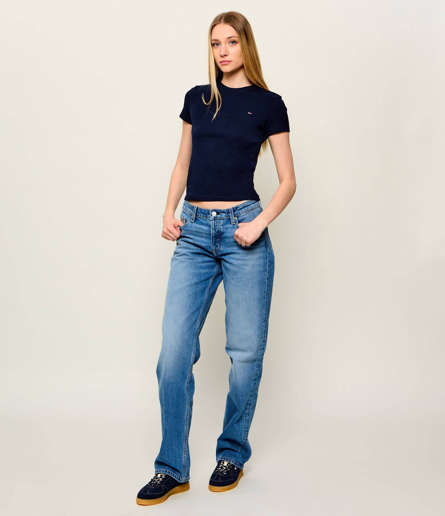Tommy Jeans Sneakers MU THE GREENWICH EDGE | piele întoarsă