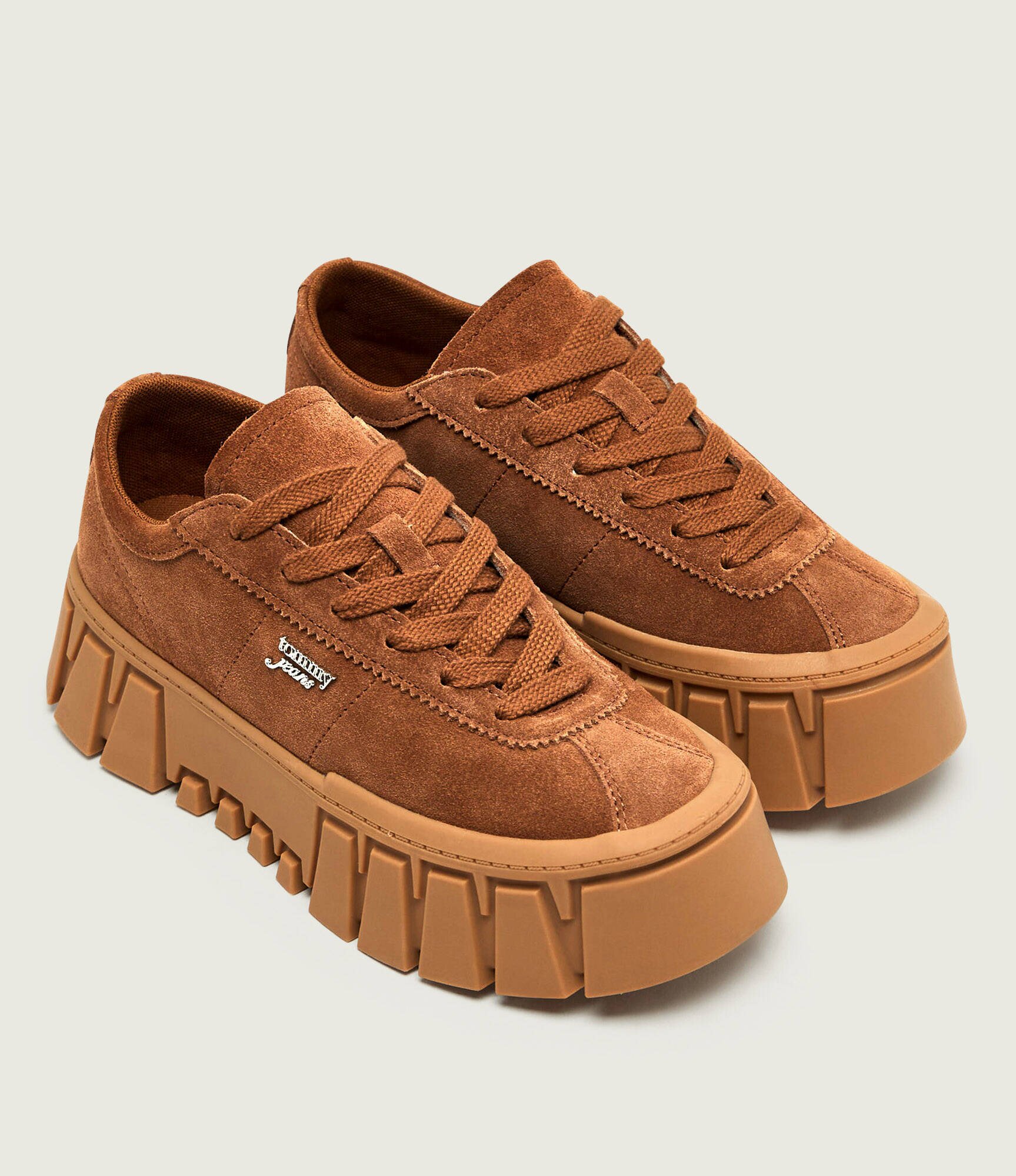 Tommy Jeans Sneakers | piele întoarsă