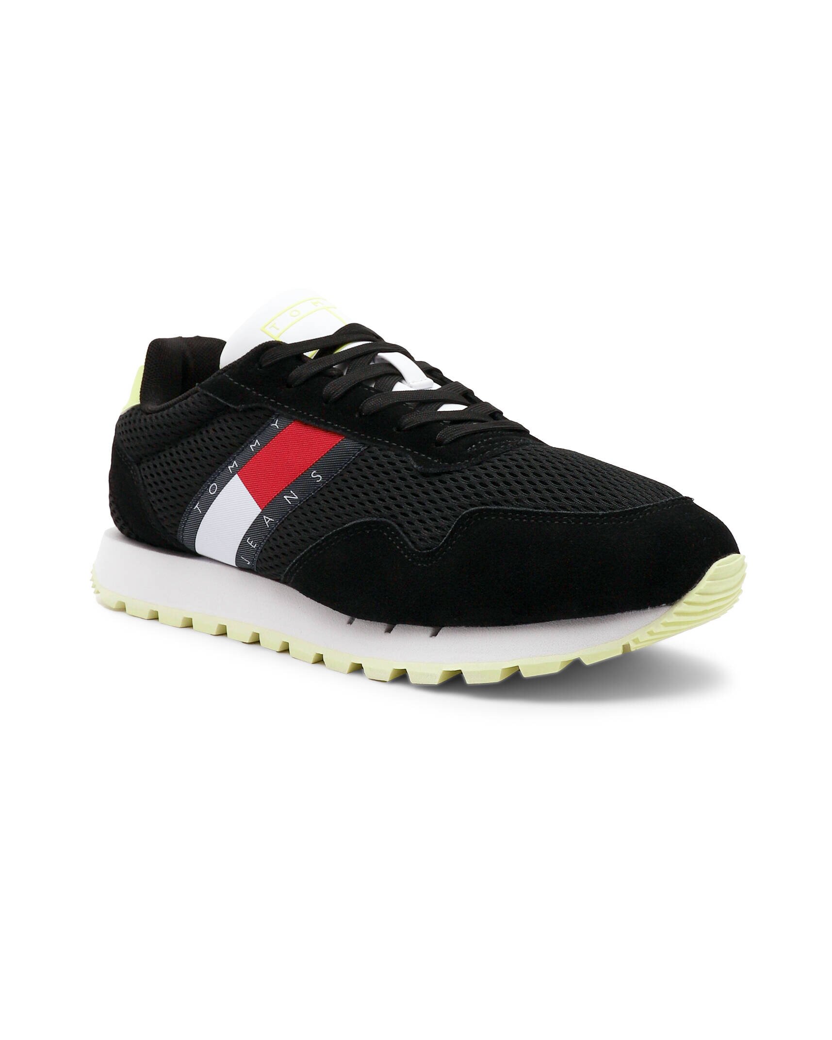 Tommy Jeans Sneakers RETRO RUNNER MESH cu adaos de piele